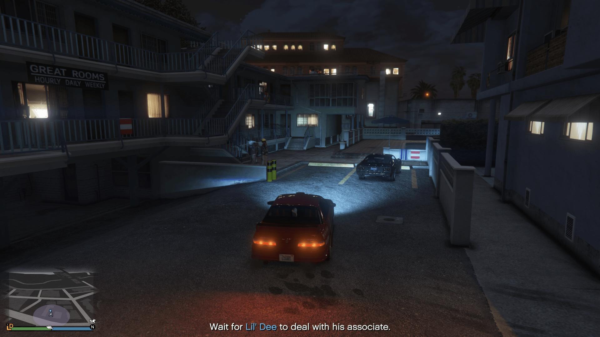 Lil Dee meeting his associate