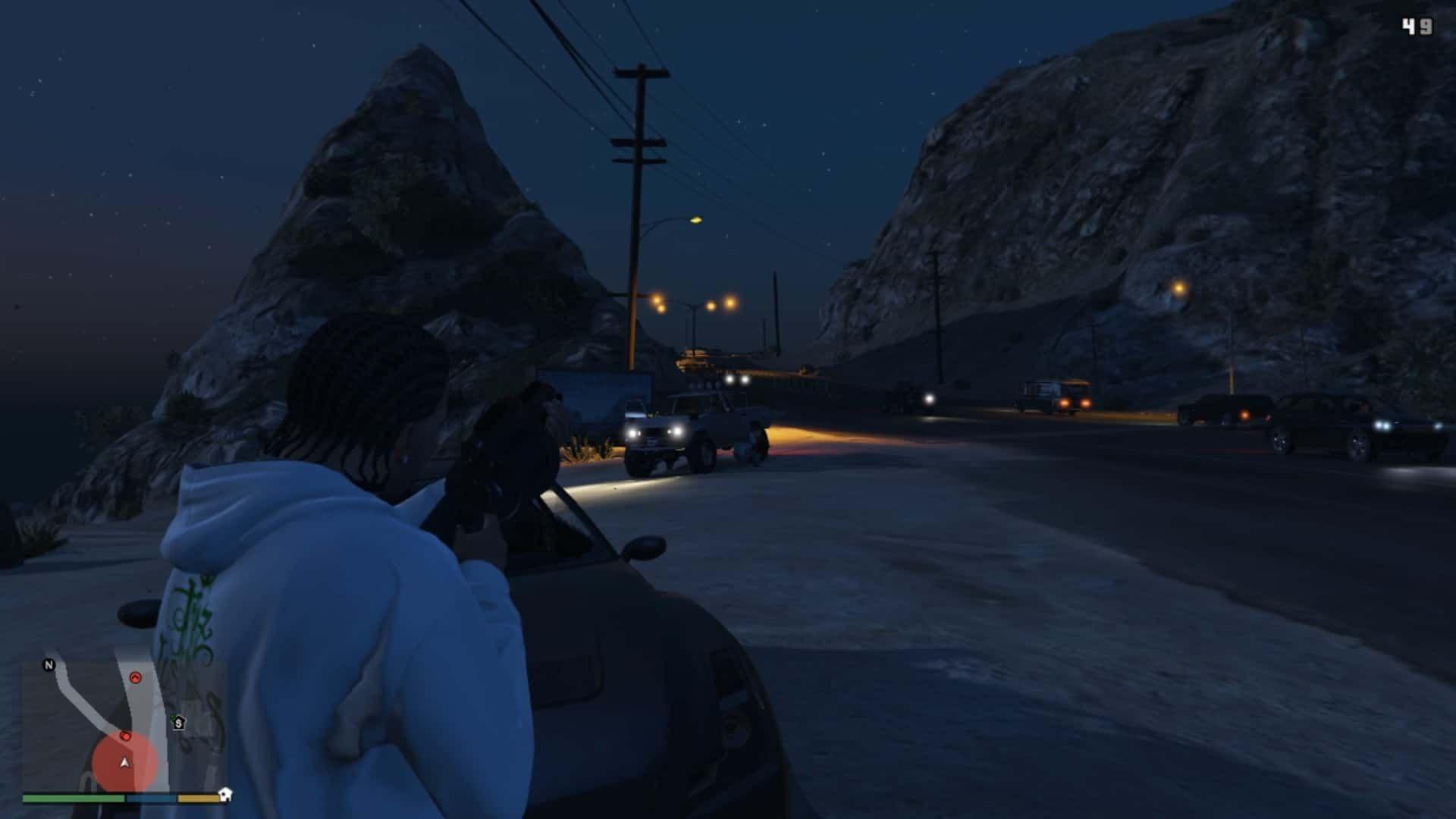 Gang members who chase you to kill you for the briefcas