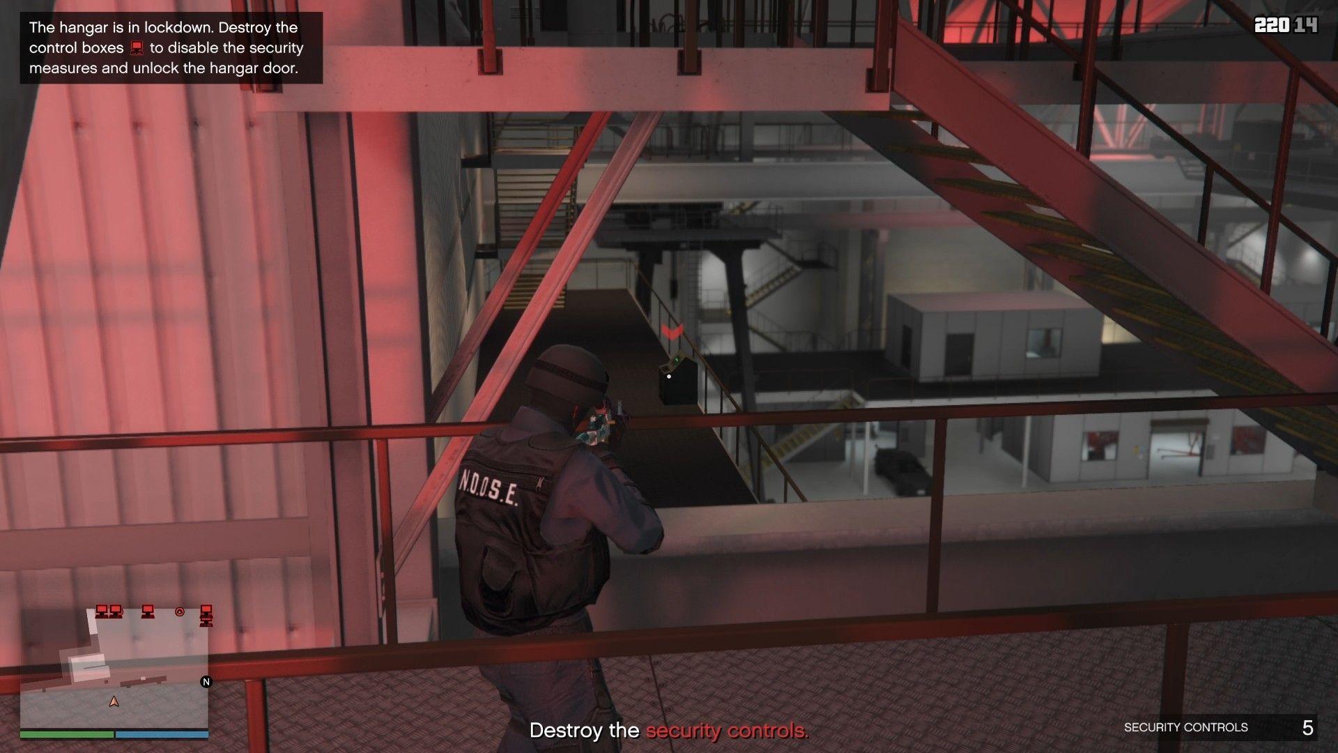 One of the control boxes.