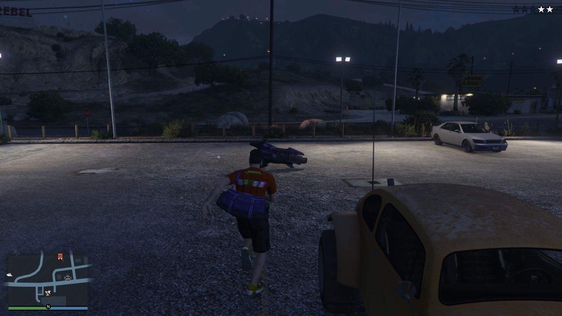 You can easily lose the cops if you have a flying vehicle.