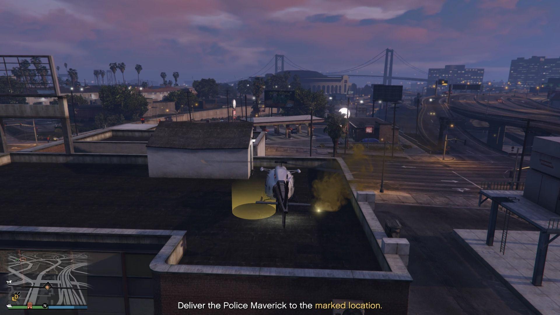 After that, fly to the marked location and leave the area to complete this mission.