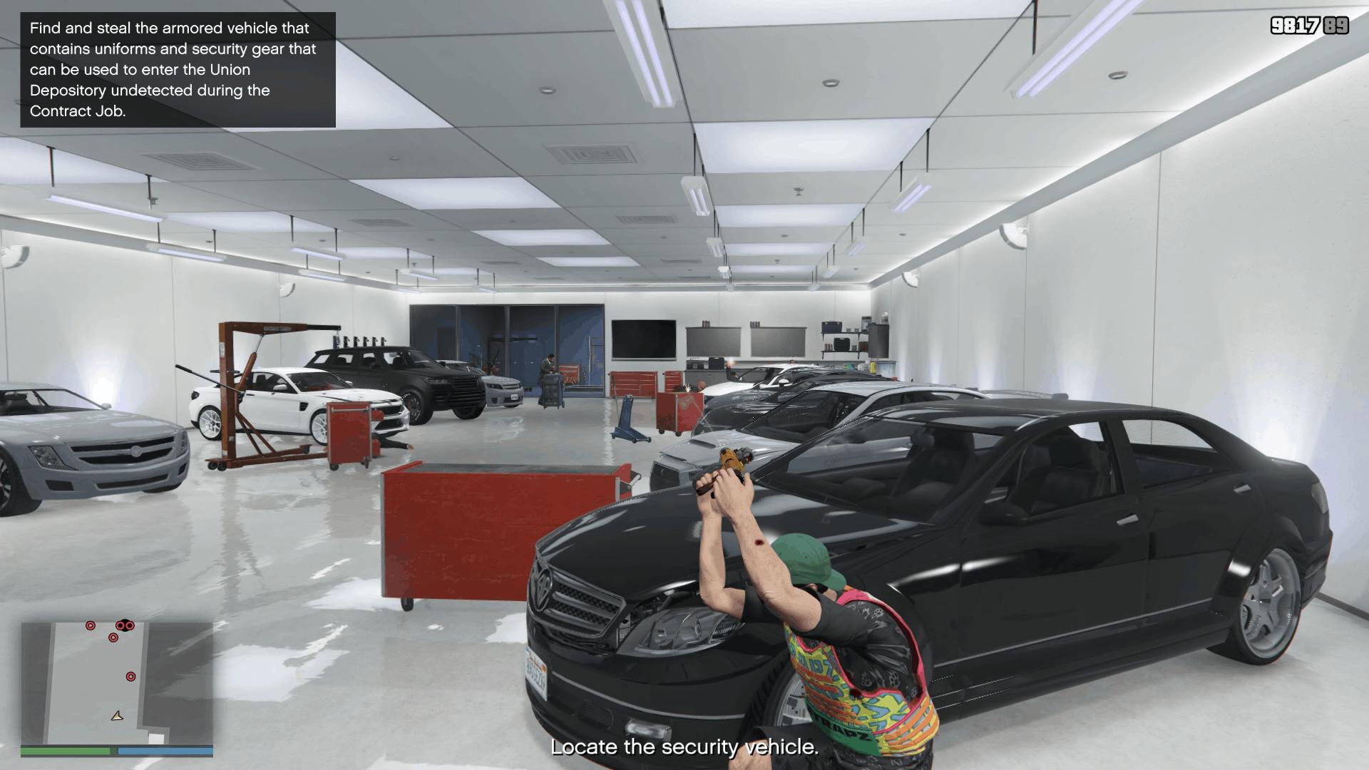 Blind firing the guards