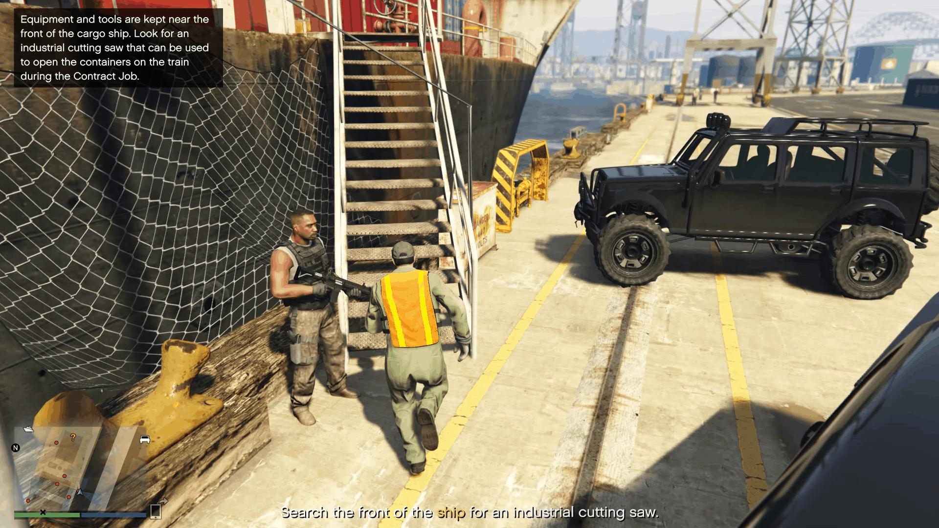 Going to the front of the boat