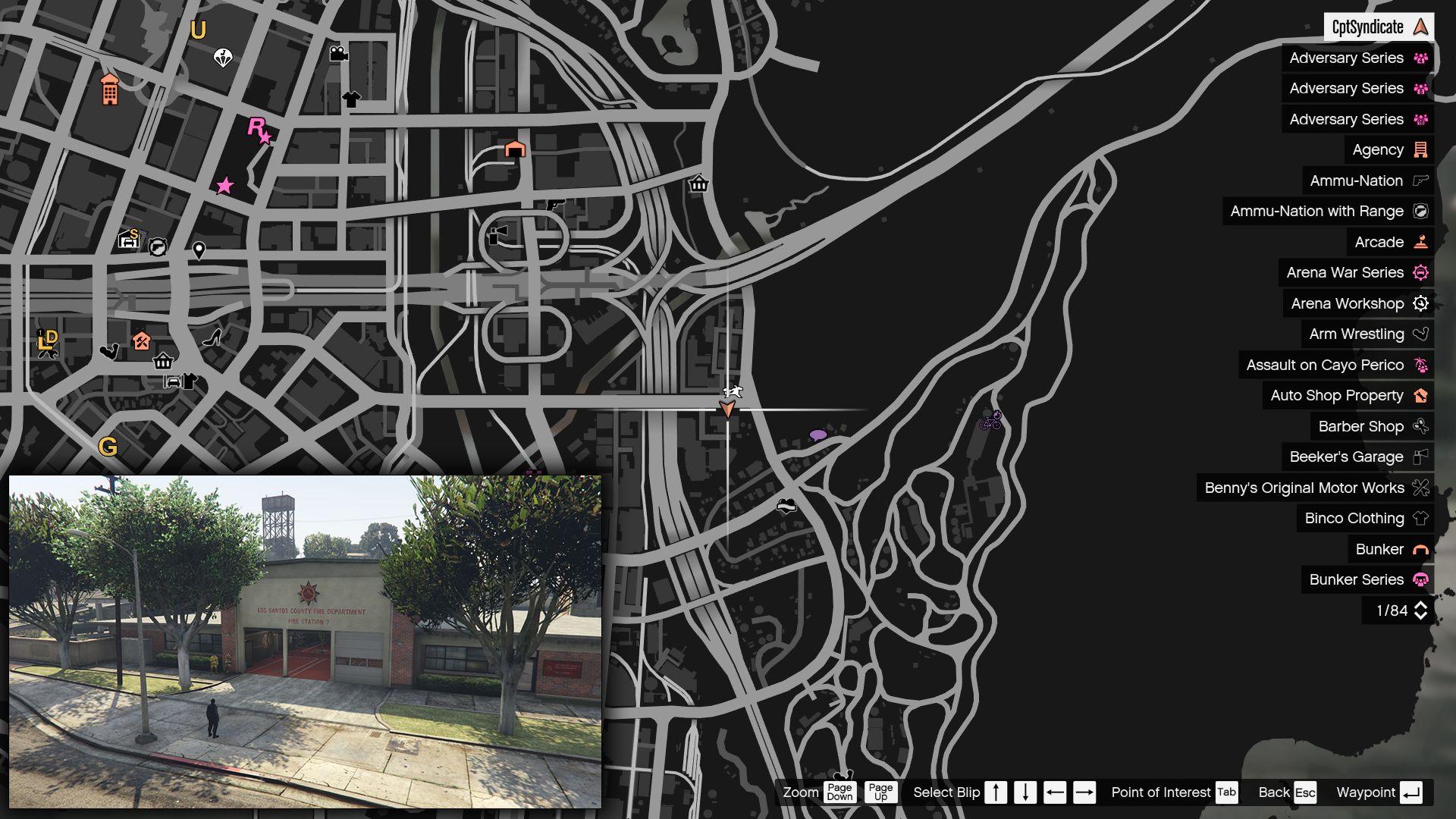 El Burro Heights Fire Station Location.