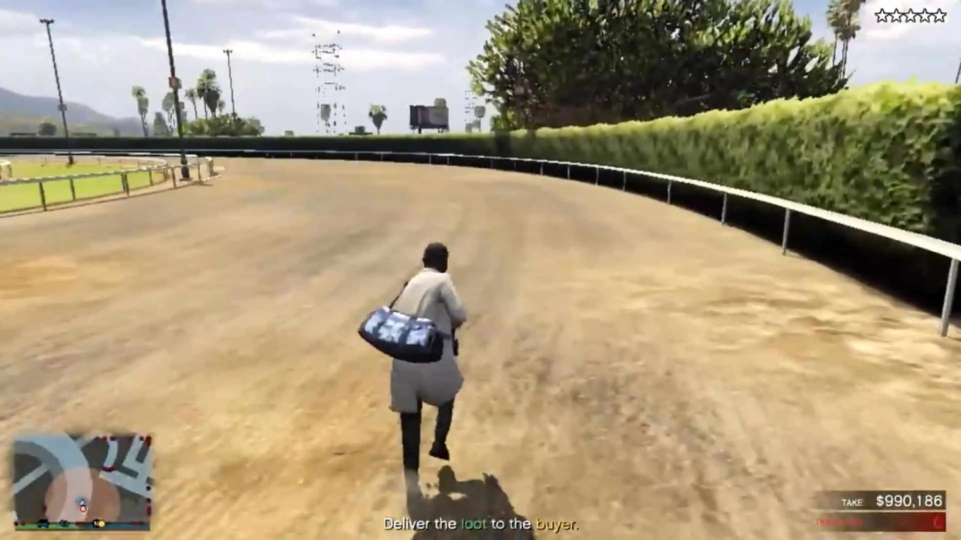 Running on the right side of the track