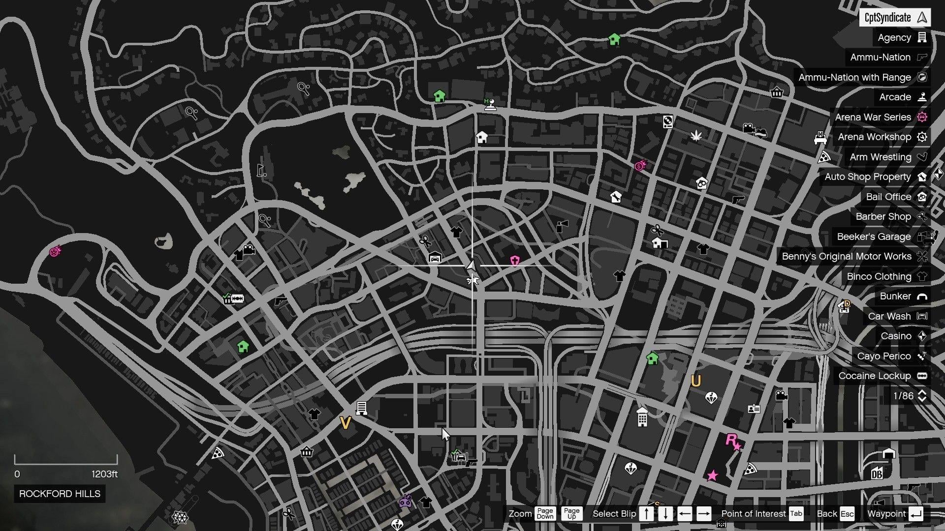 Pug's location on the map.