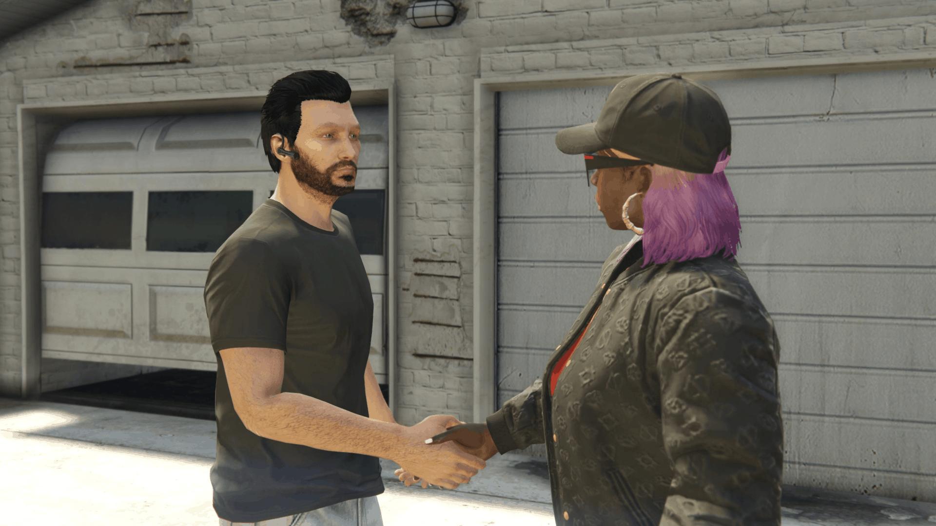 Mission ending cutscene