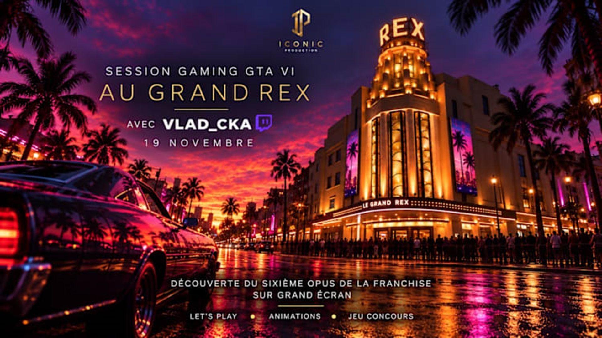 The Grand Rex in Paris will project GTA 6's first hours on a giant screen on launch night.