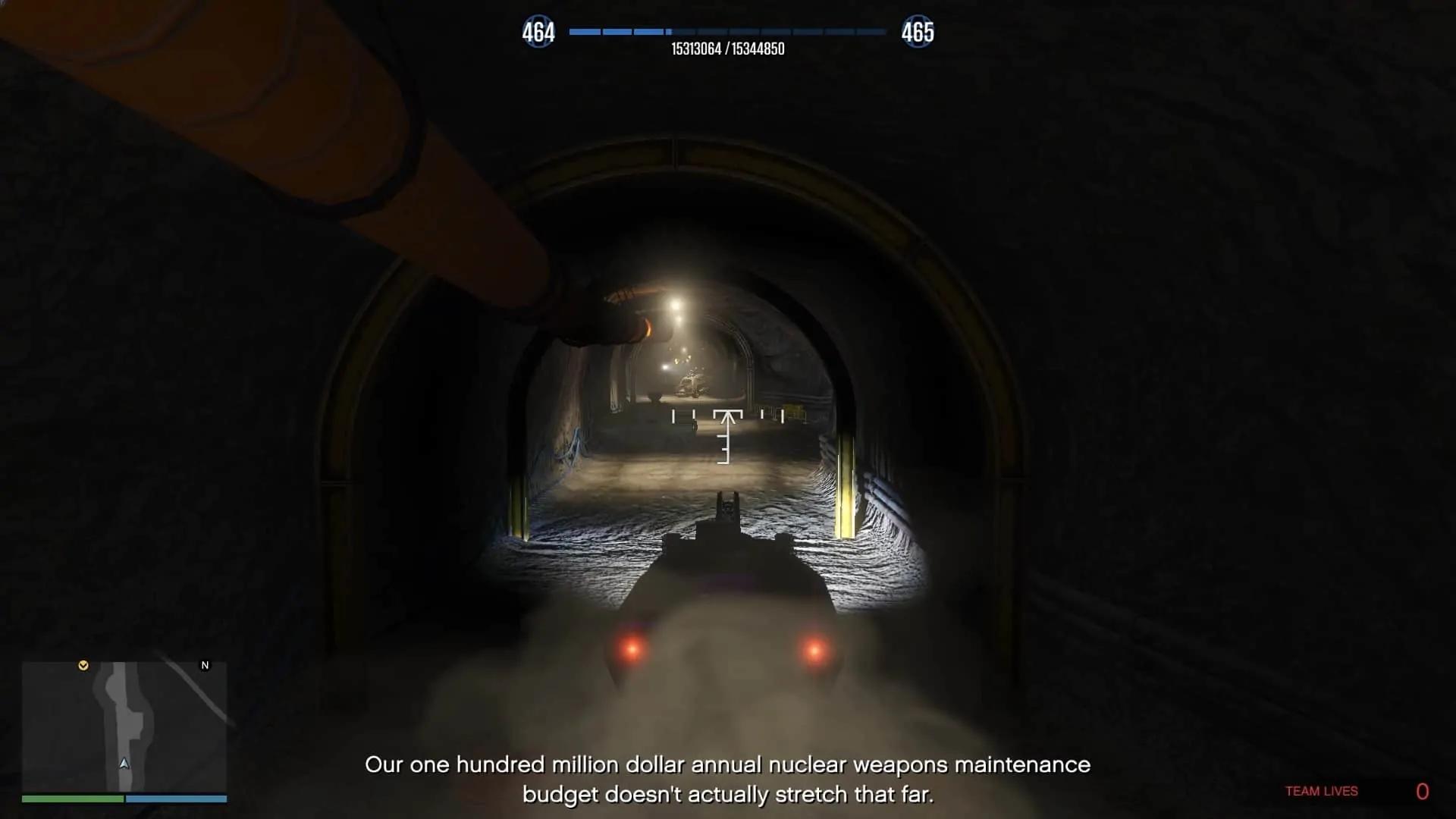 Making our way to the end of the tunnel