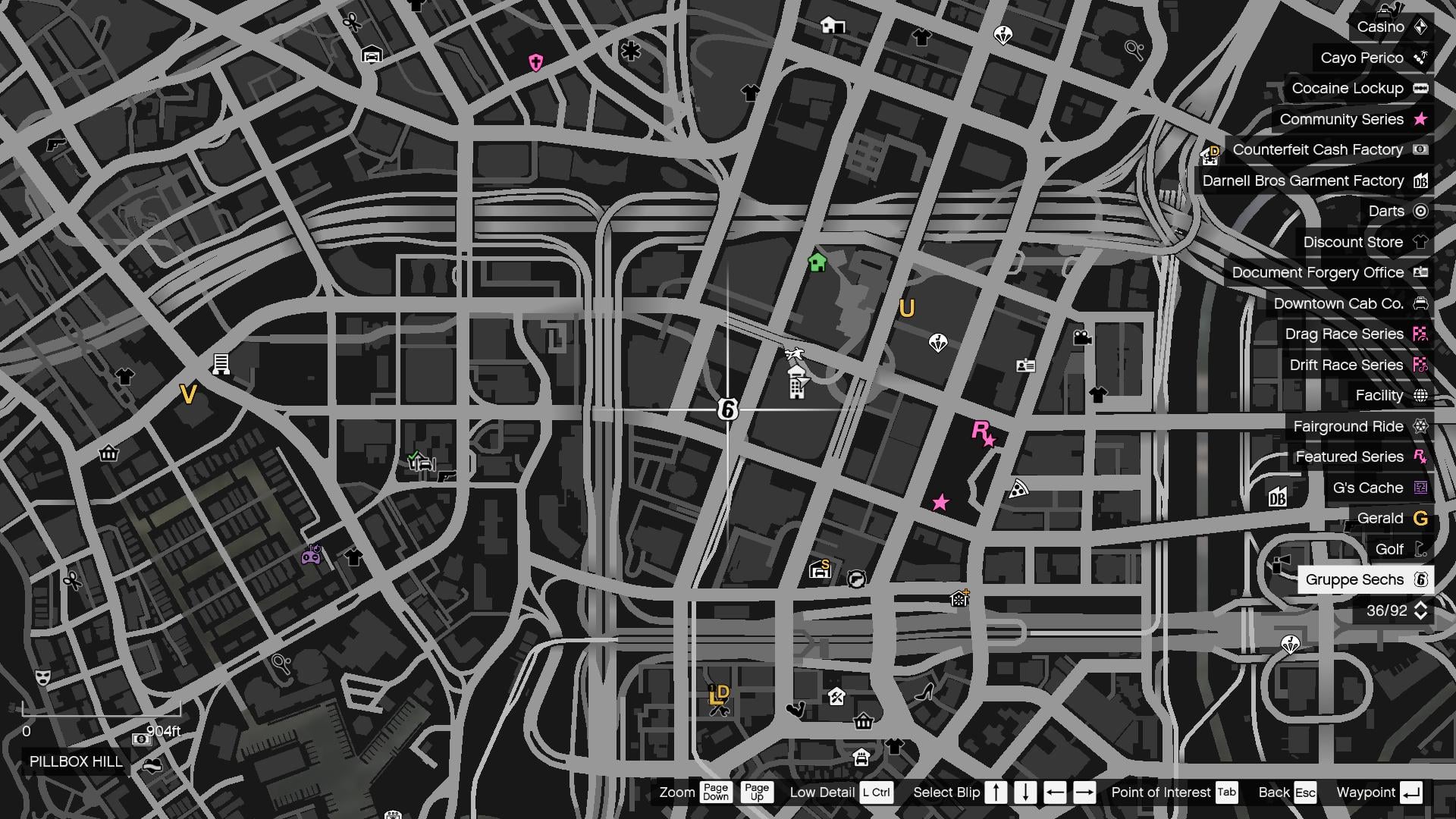 Gruppe Sechs Location in GTA Online.