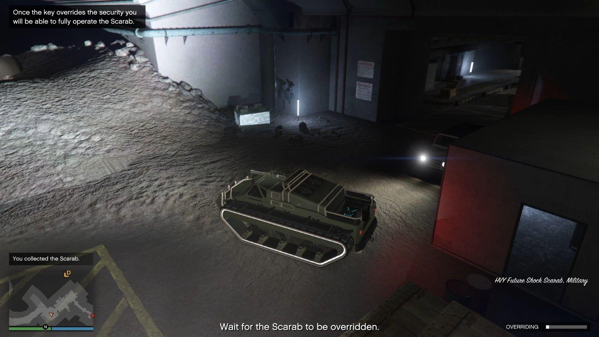 Overriding the Scarab.