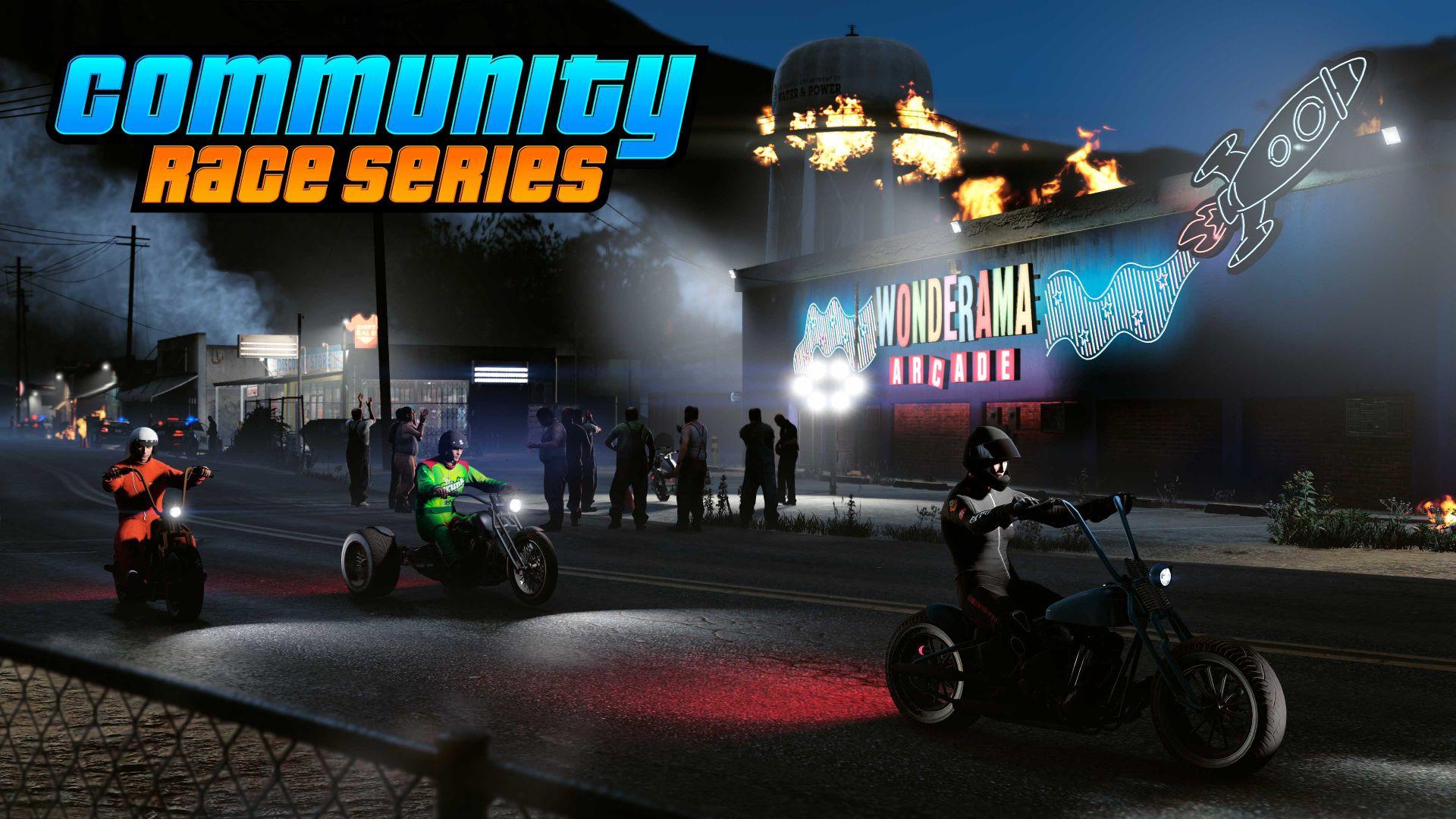 Halloween has arrived in GTA Online’s Community Race Series, bringing zombie-themed circuits filled with lava, chemical leaks, and flaming debris.