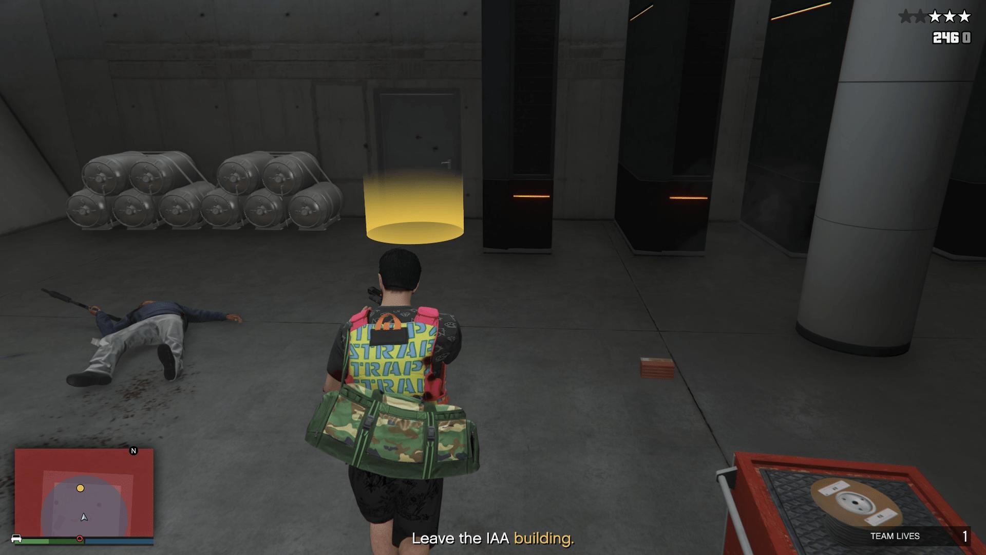 Exiting the IAA Facility