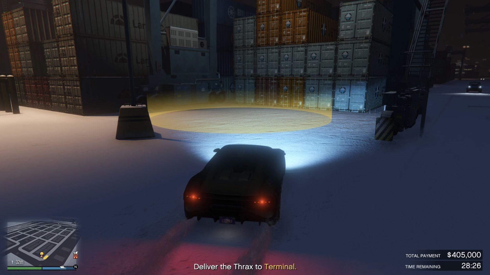 You can see the total payment value of the vehicle at the bottom-right corner of the screen.