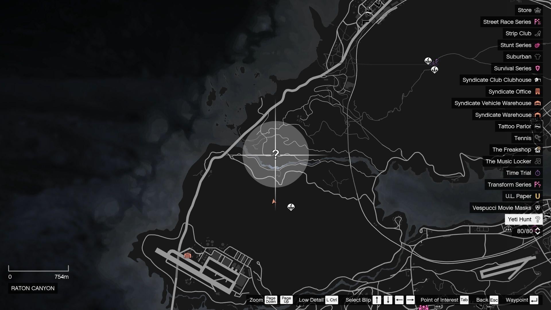 This is where you will find the clues and hunt the Yeti.