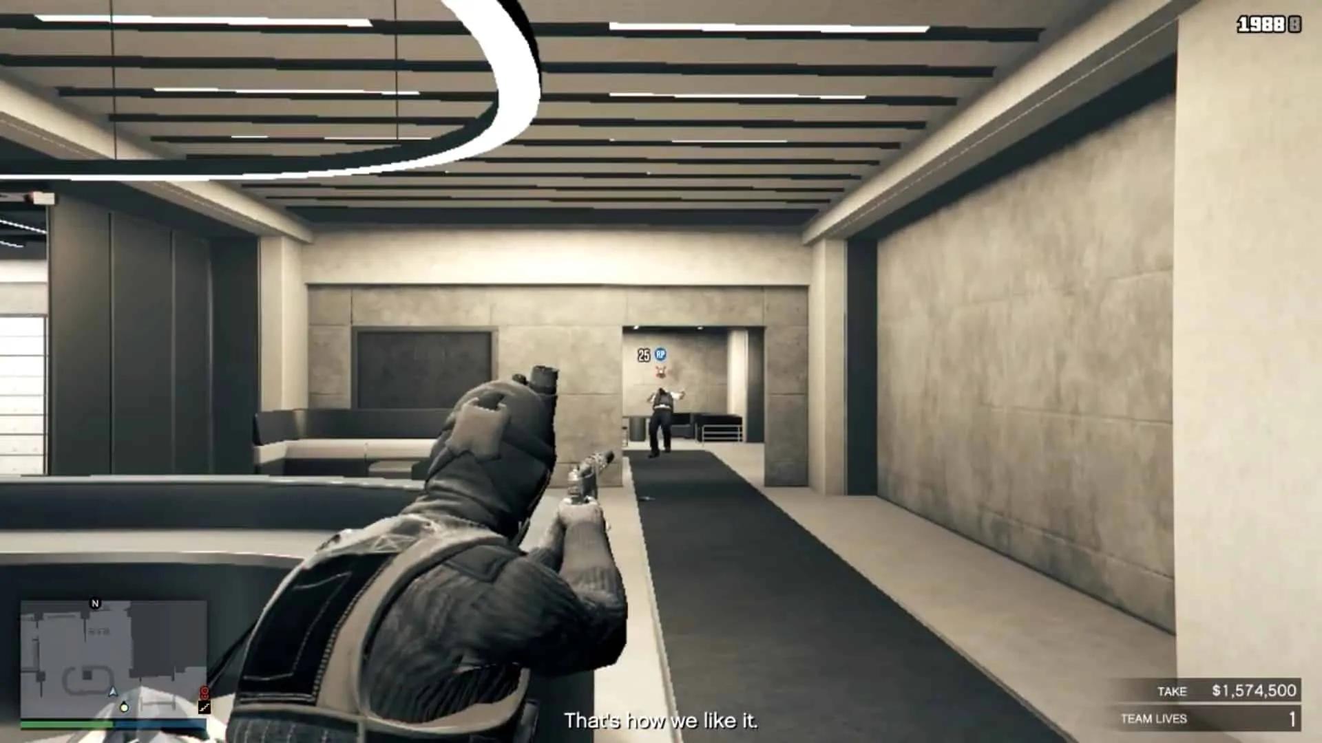 Taking out the second guard who passed by earlier