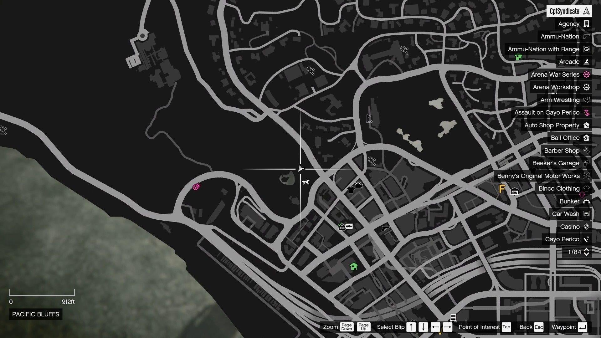 The map shows the location of the Yuanbao at the Hill Valley Church cemetery at Pacific Bluffs.