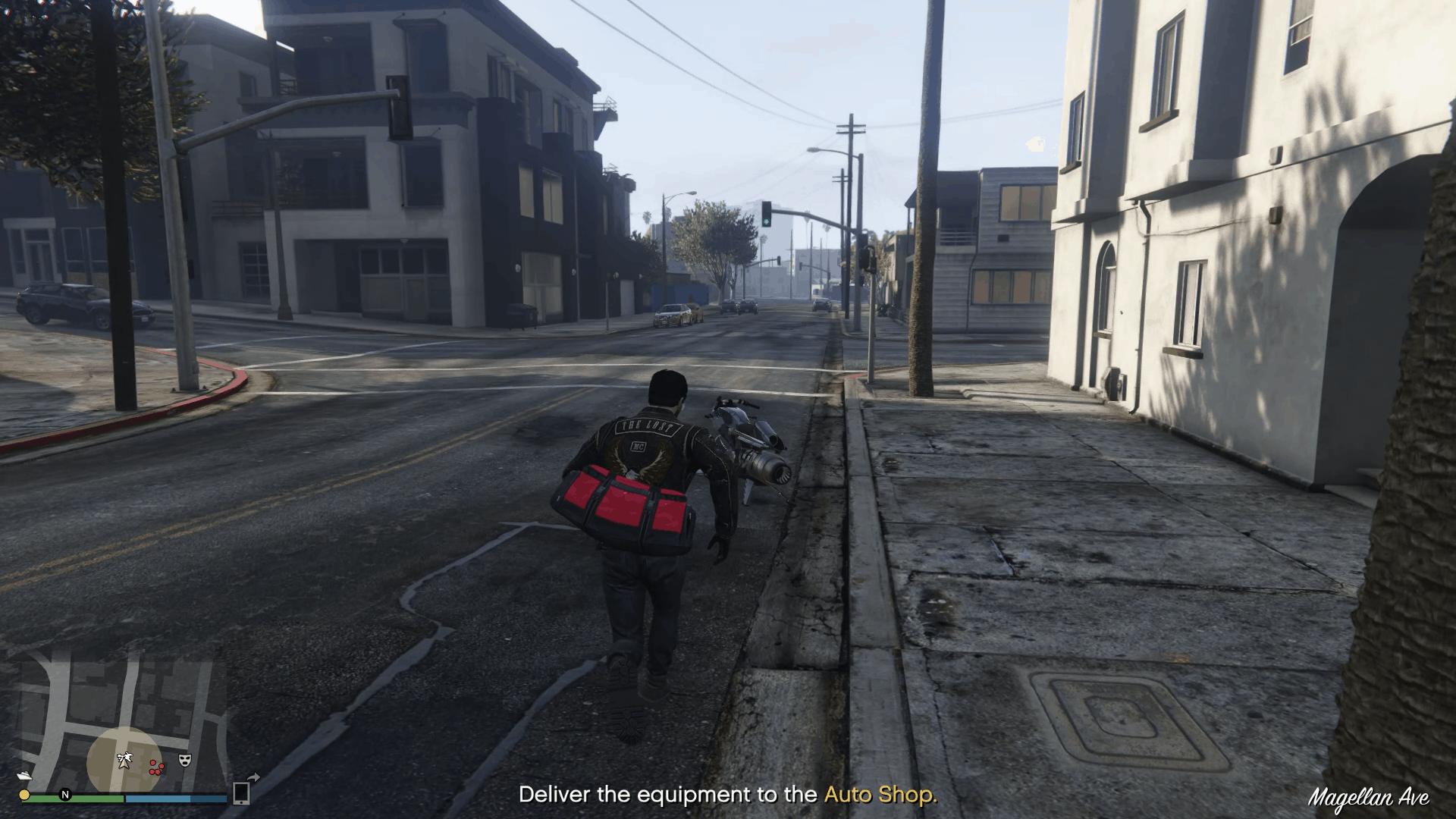 Personal vehicle called in before entering the clubhouse