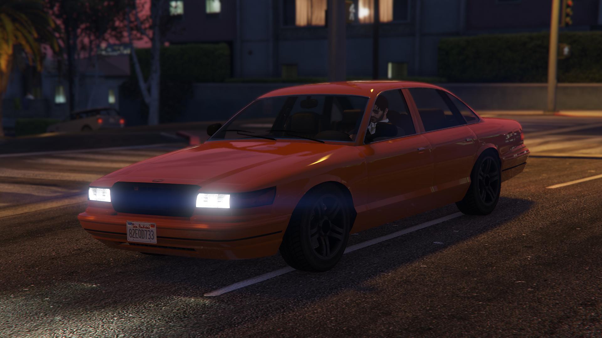 Vapid Stanier as seen in GTA Online.
