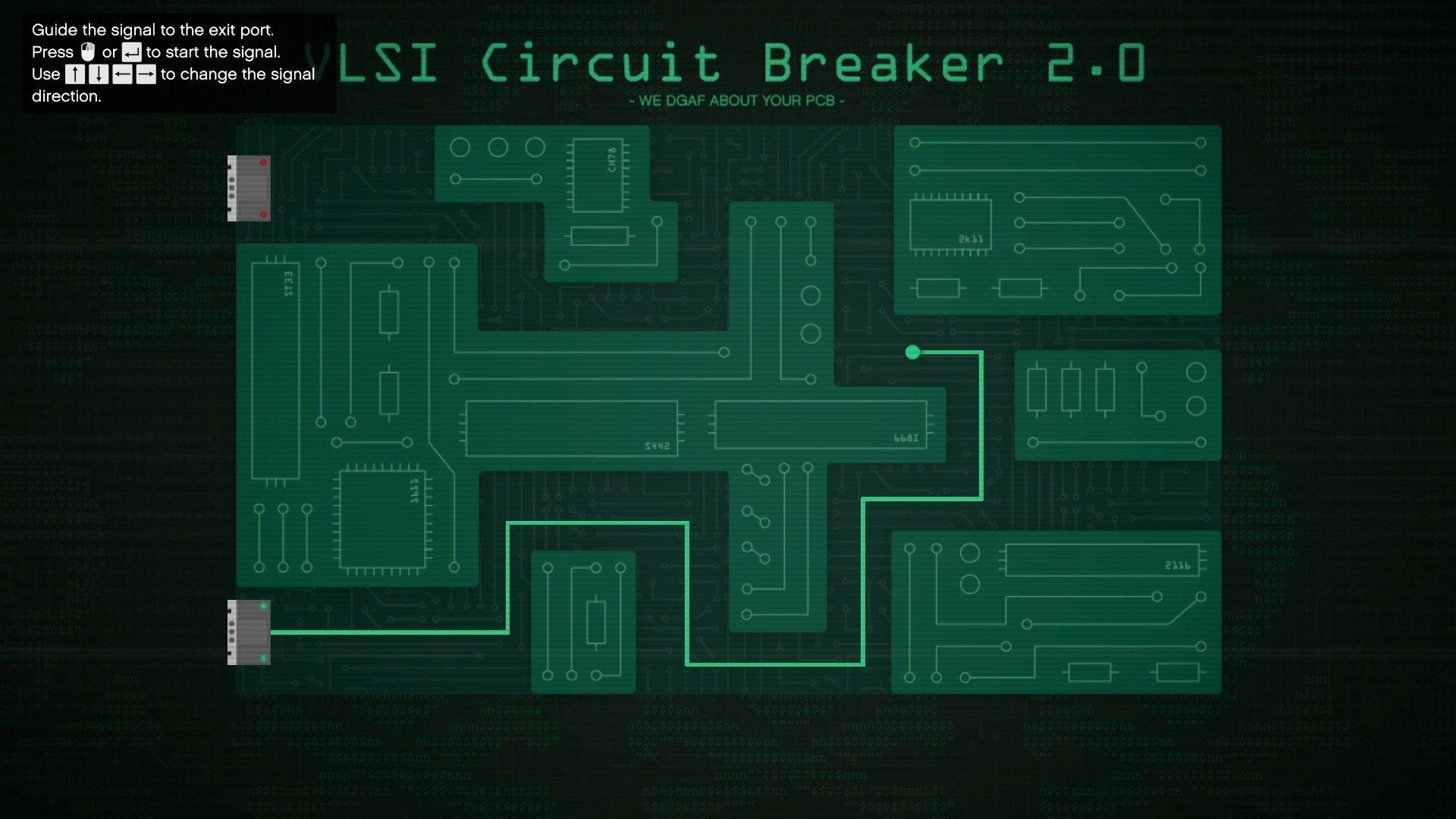 Guide the signal to avoid hitting the "walls"