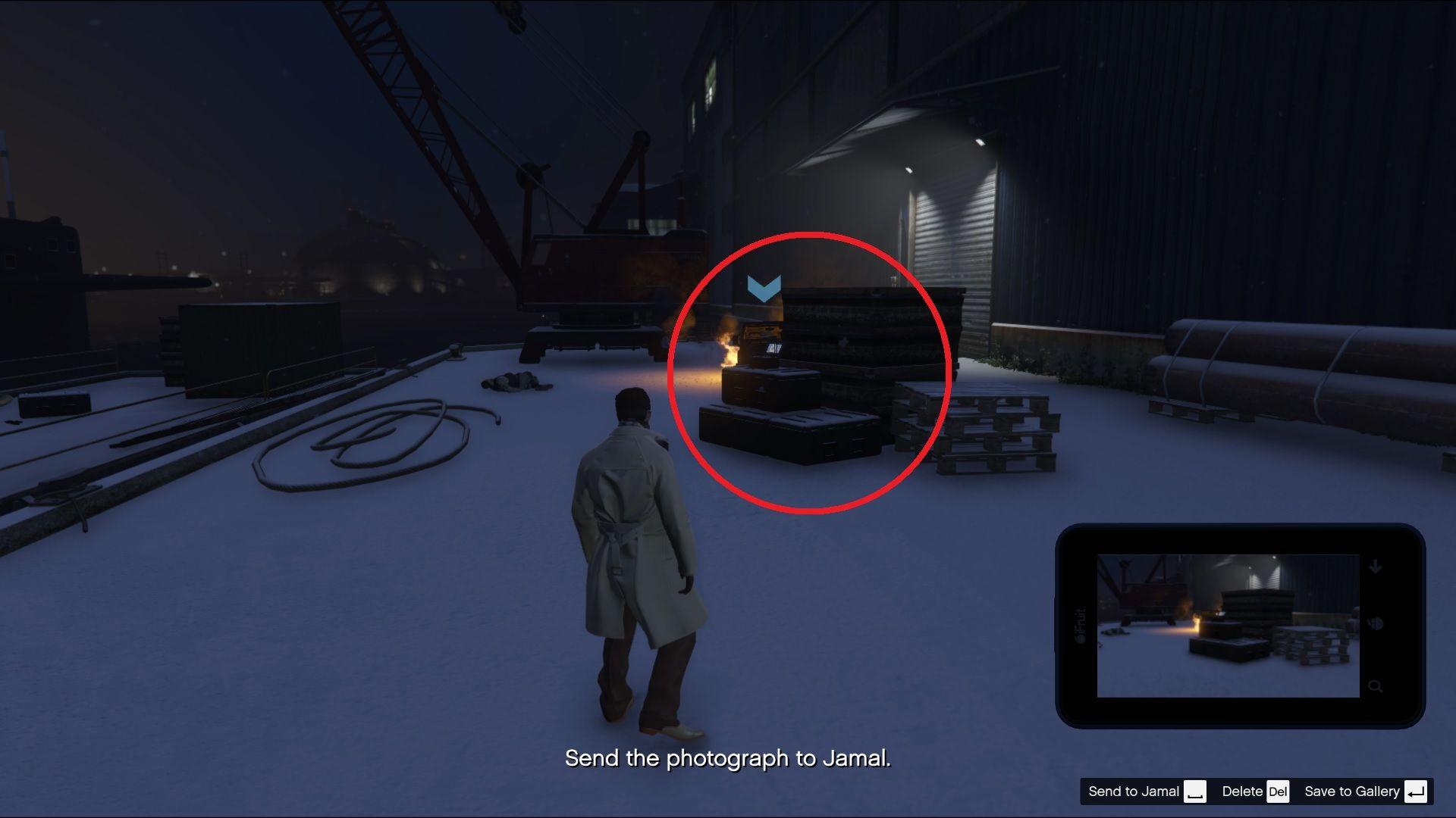 Sonar equipment point of interest.