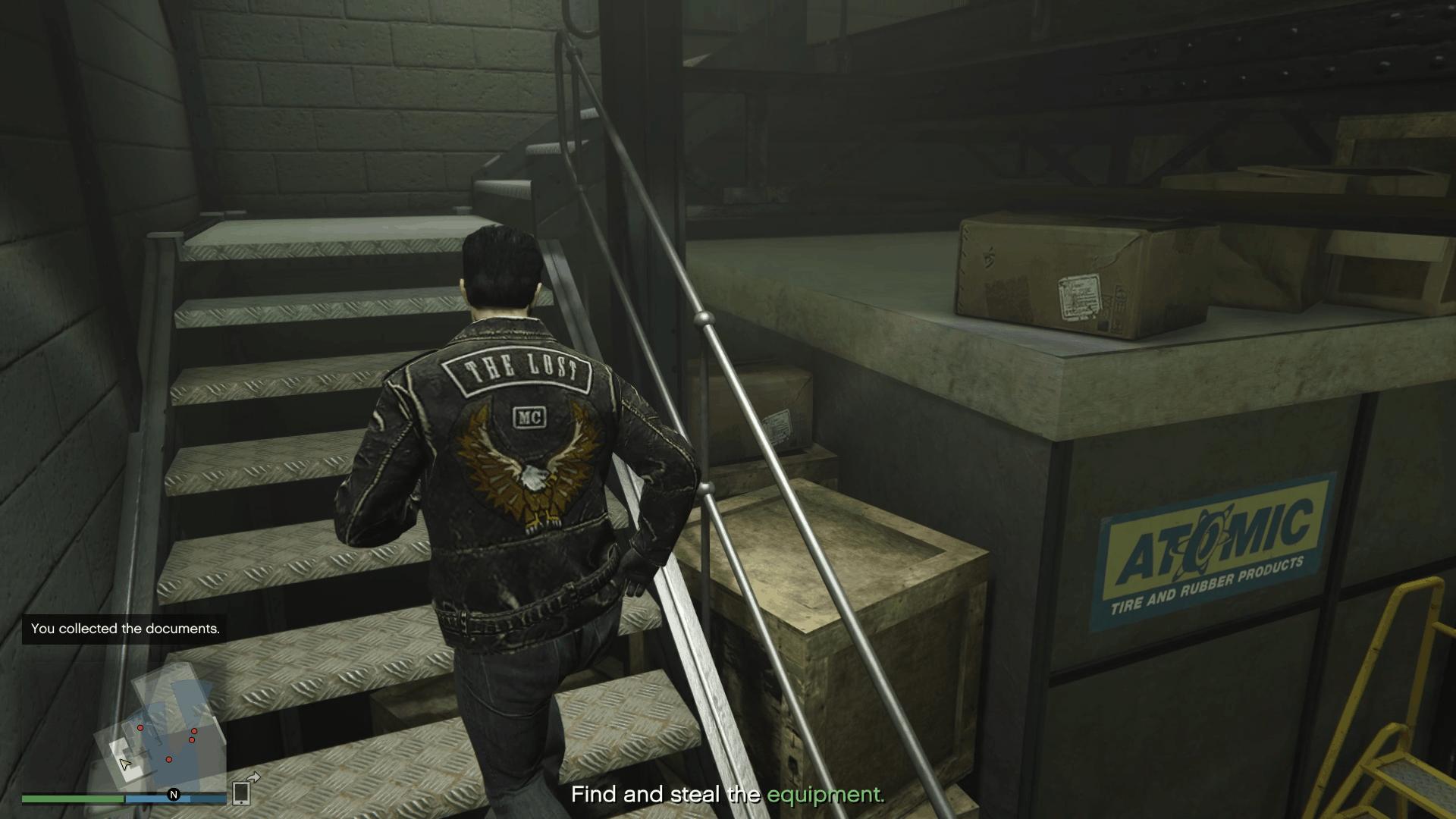 Stairs leading upstairs