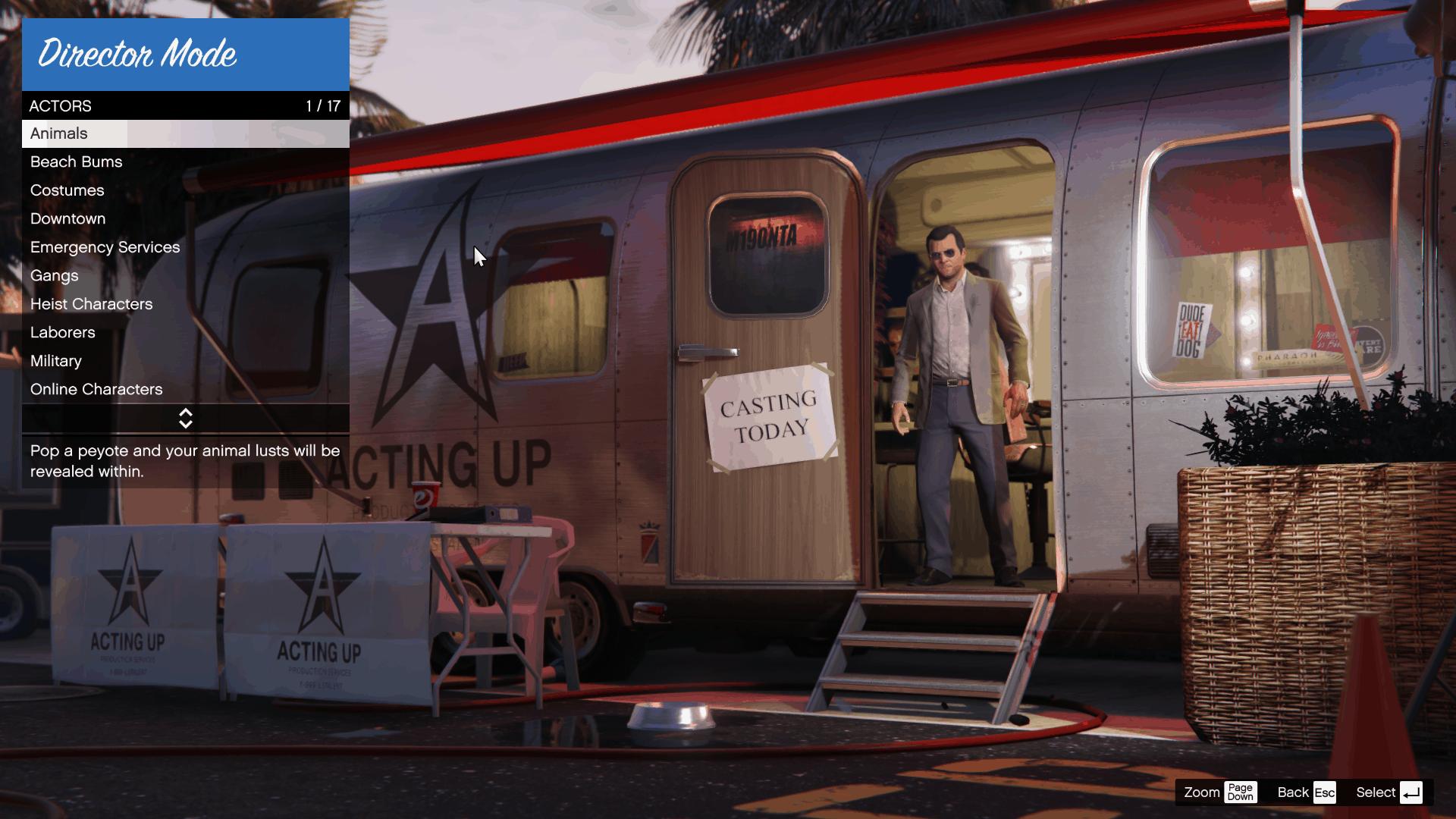 List of 17 Actors Category