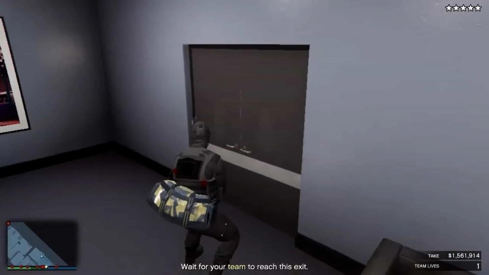 Exiting through staff lobby, the same place where we came in from