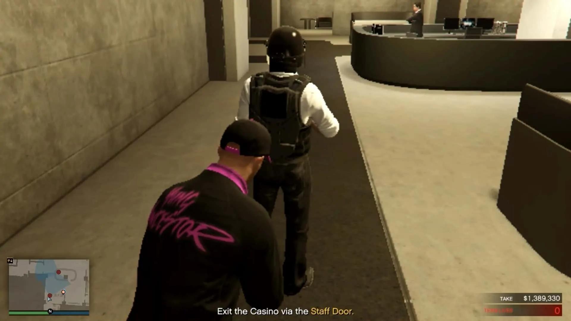 The guard on the far left hand side you need to take out