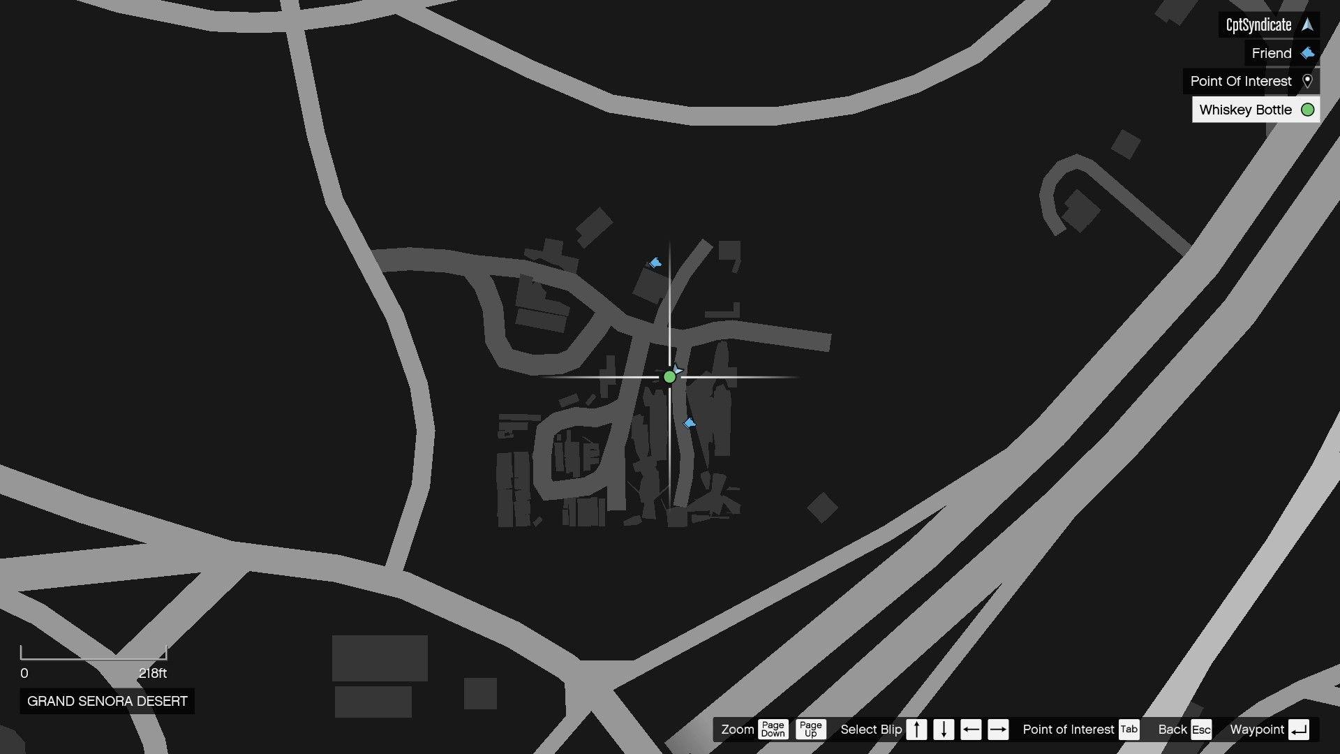 Daredevil - Tail clue location on the map.