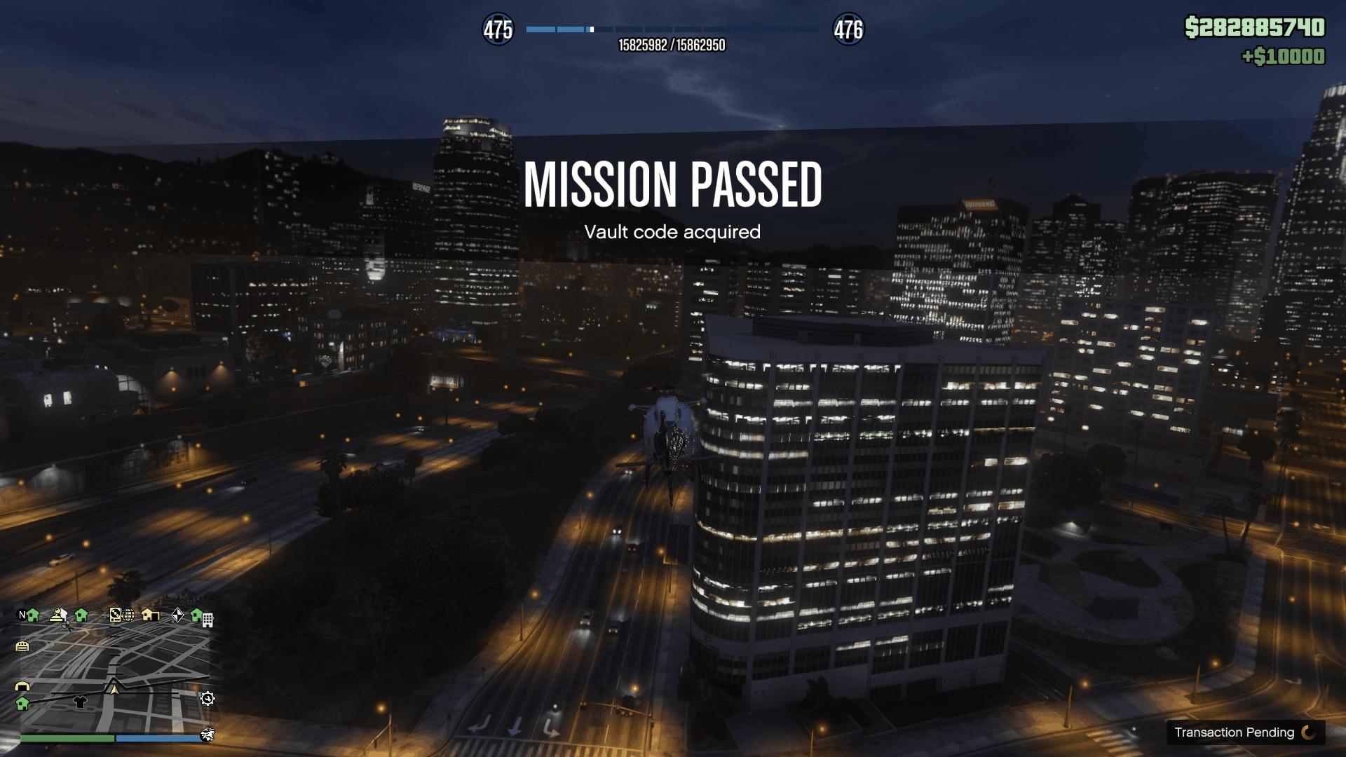 Planning work completed