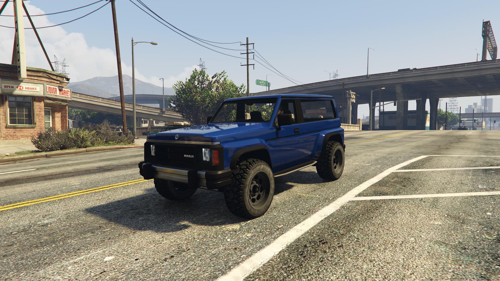 Blue Annis Hellion in GTA Online.