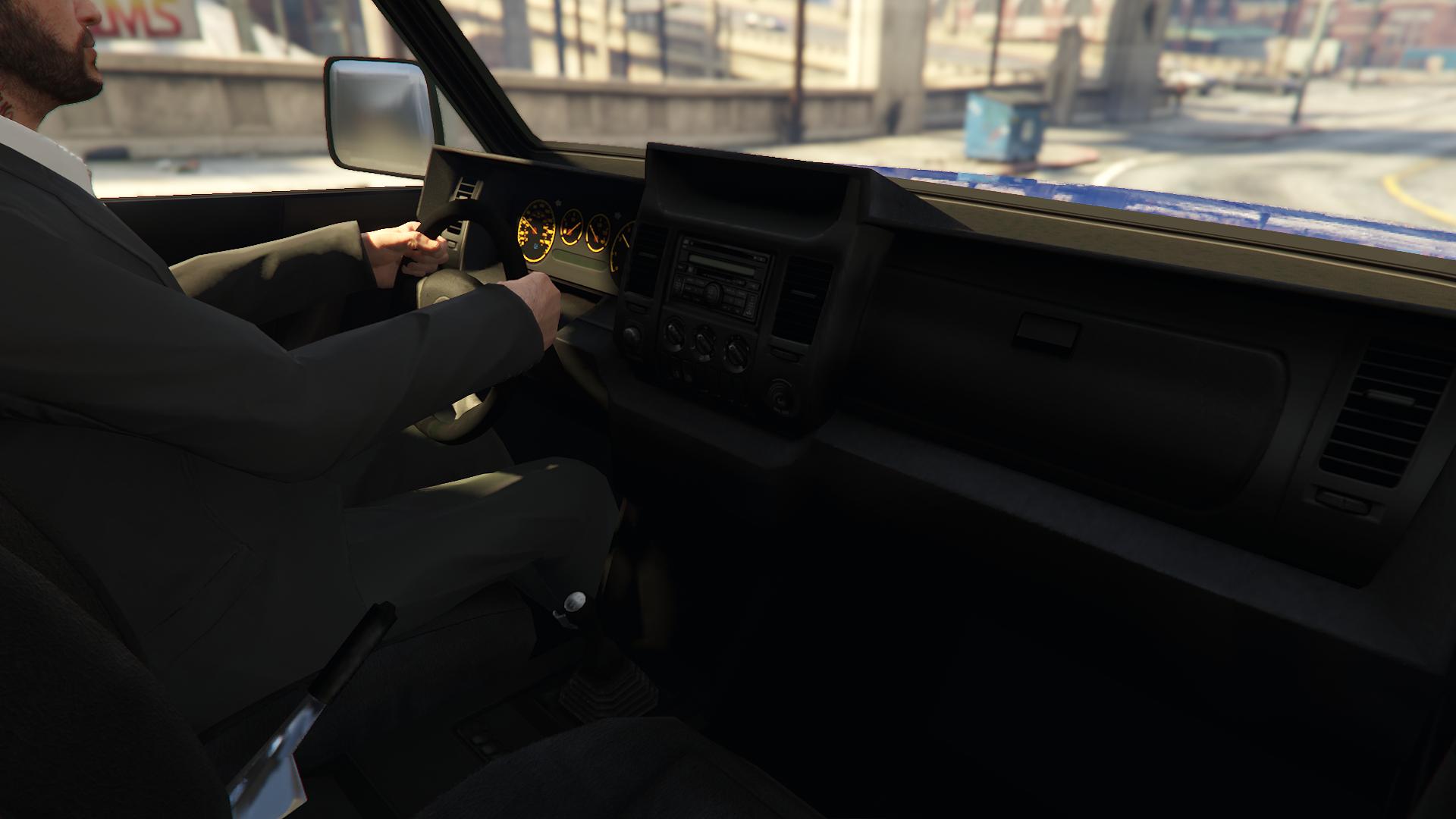 The interior of stock Annis Hellion as seen in GTA Online.
