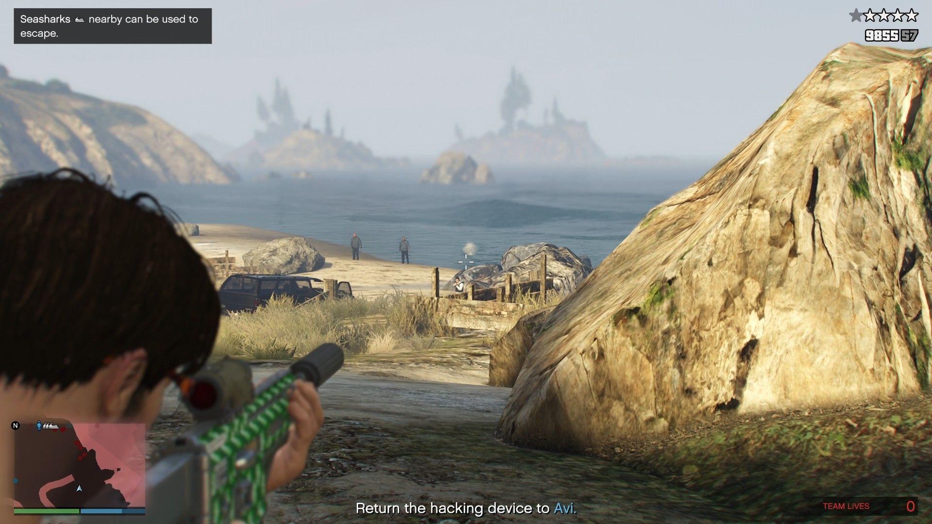 You can see all the agents much better from here. It makes taking headshots relatively easier.