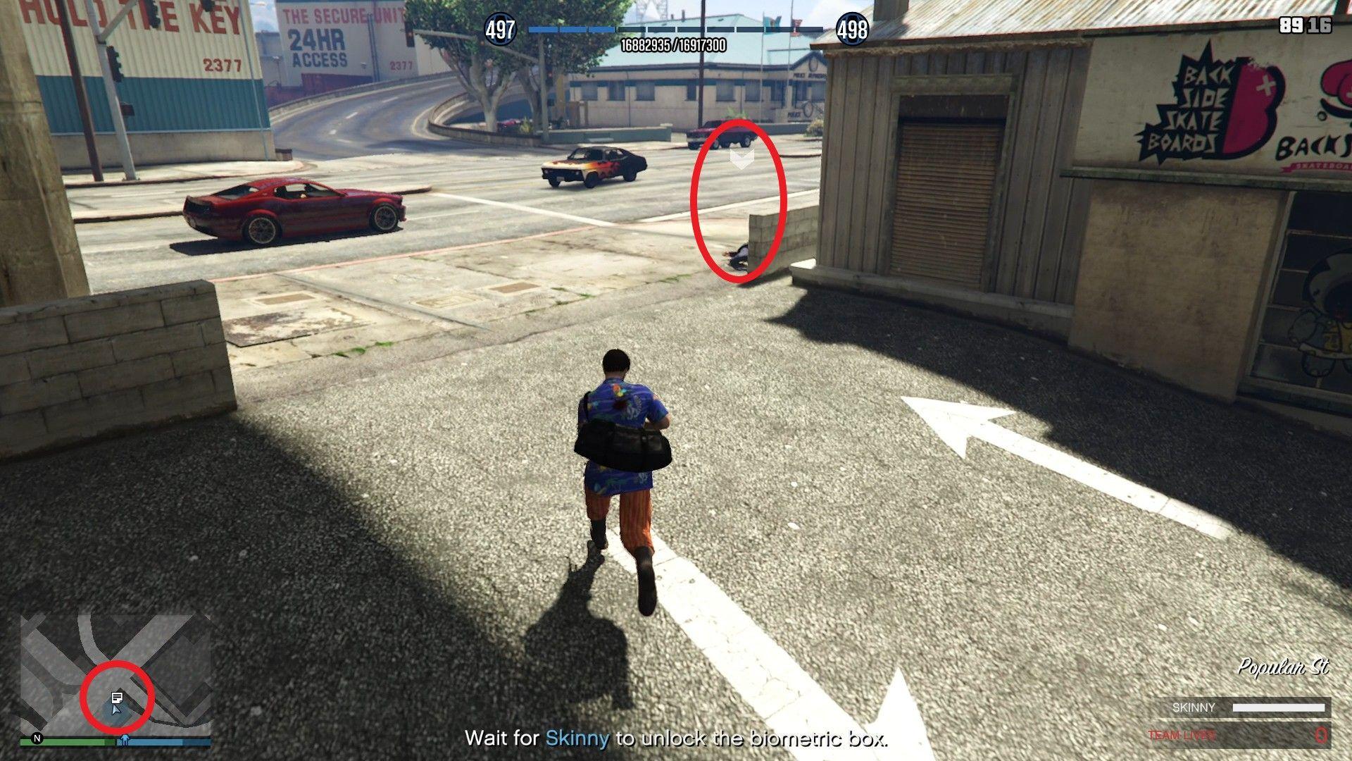 The safe code will be marked for you.