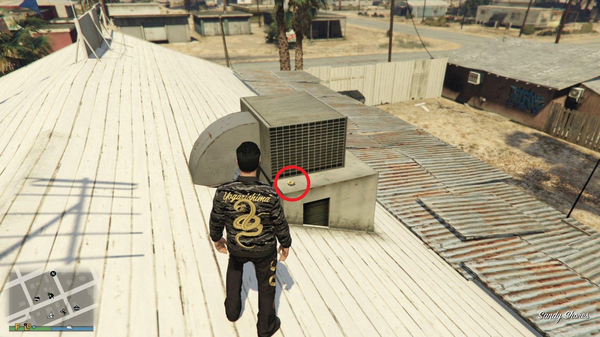 The Yuanbao is on the roof of the Chinese Restaurant next to the O'Sheas Brothers Barber Shop.