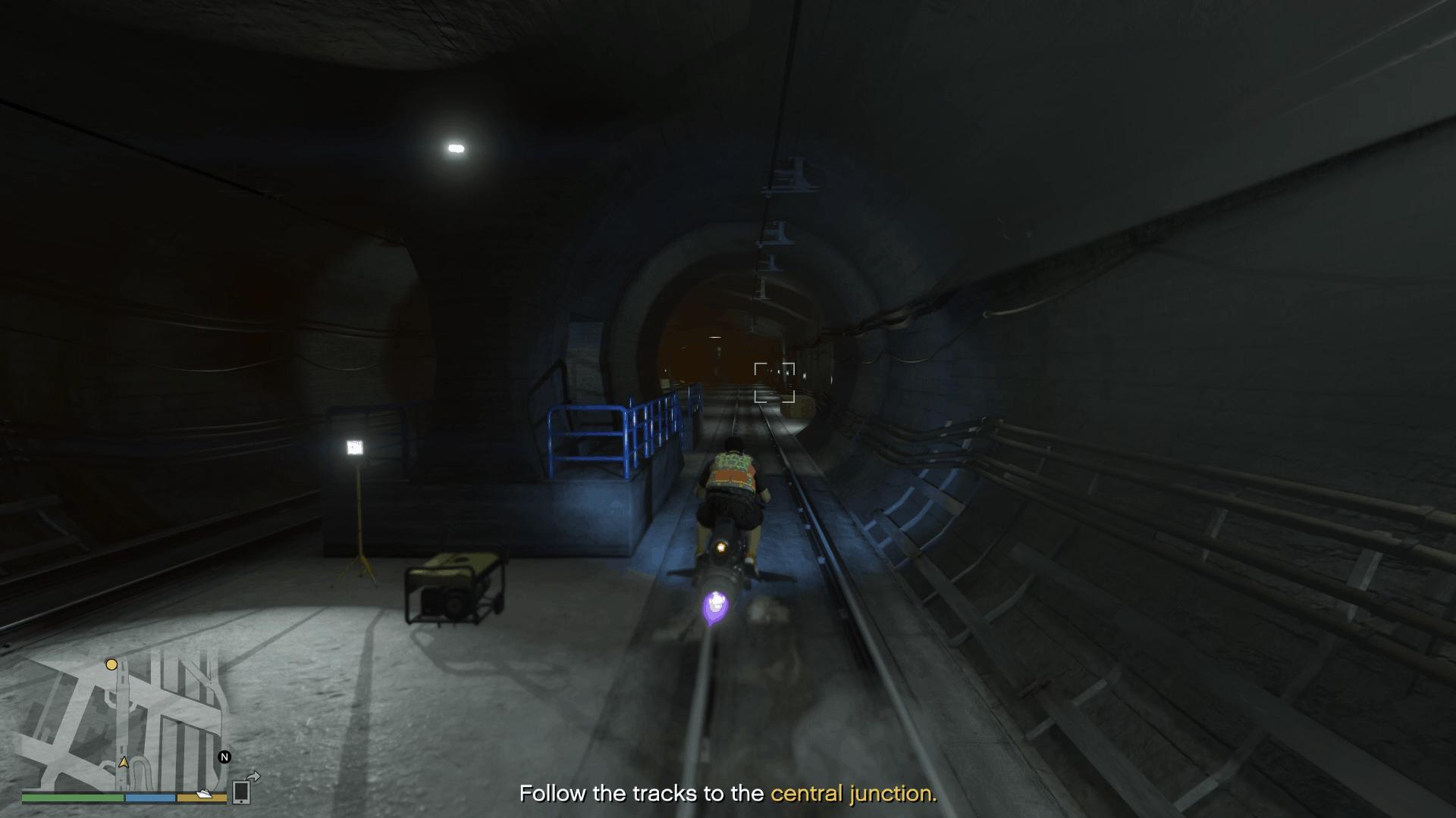 Following the tracks to the central junction