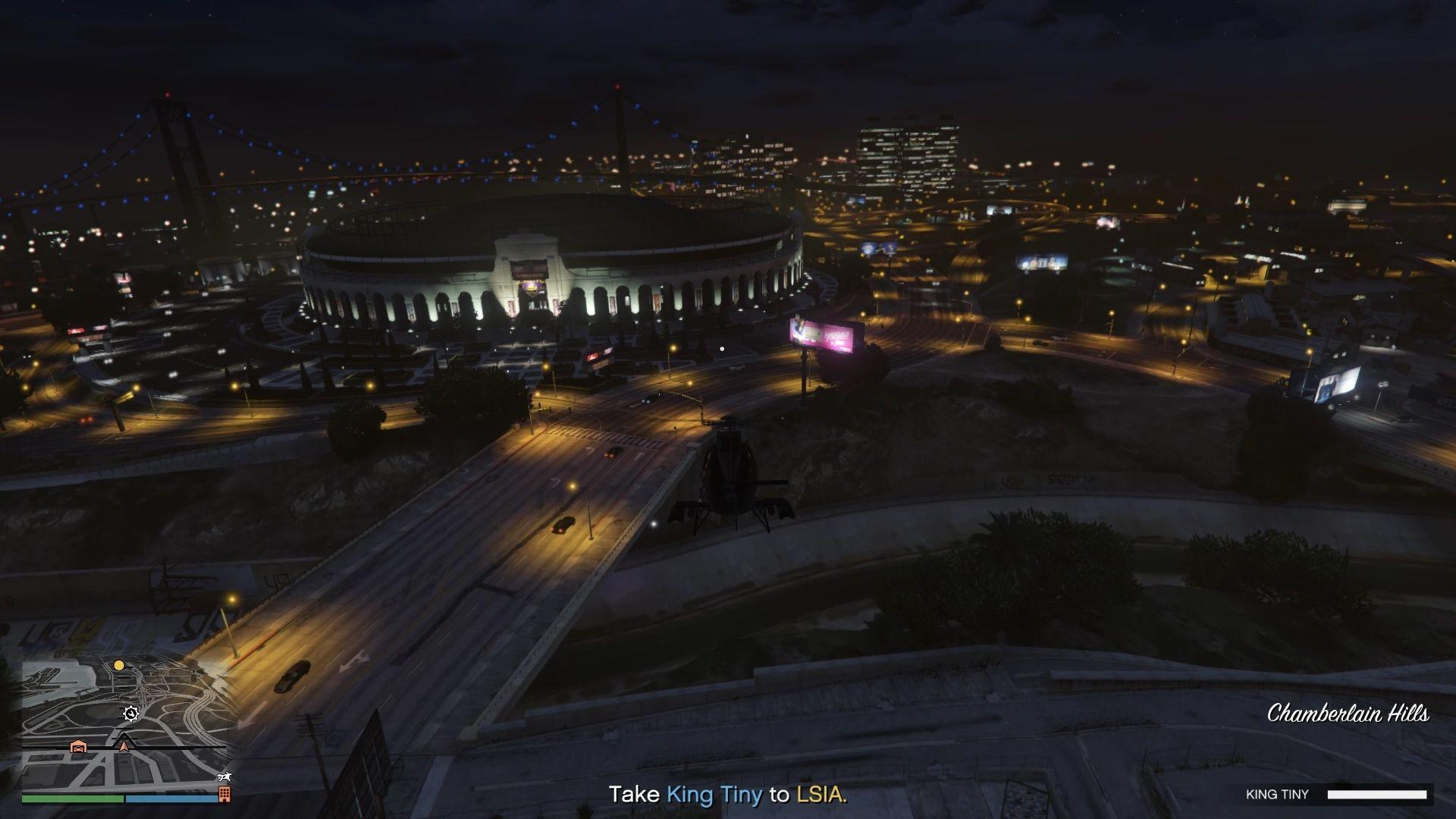 Flying King Tiny to LSIA.