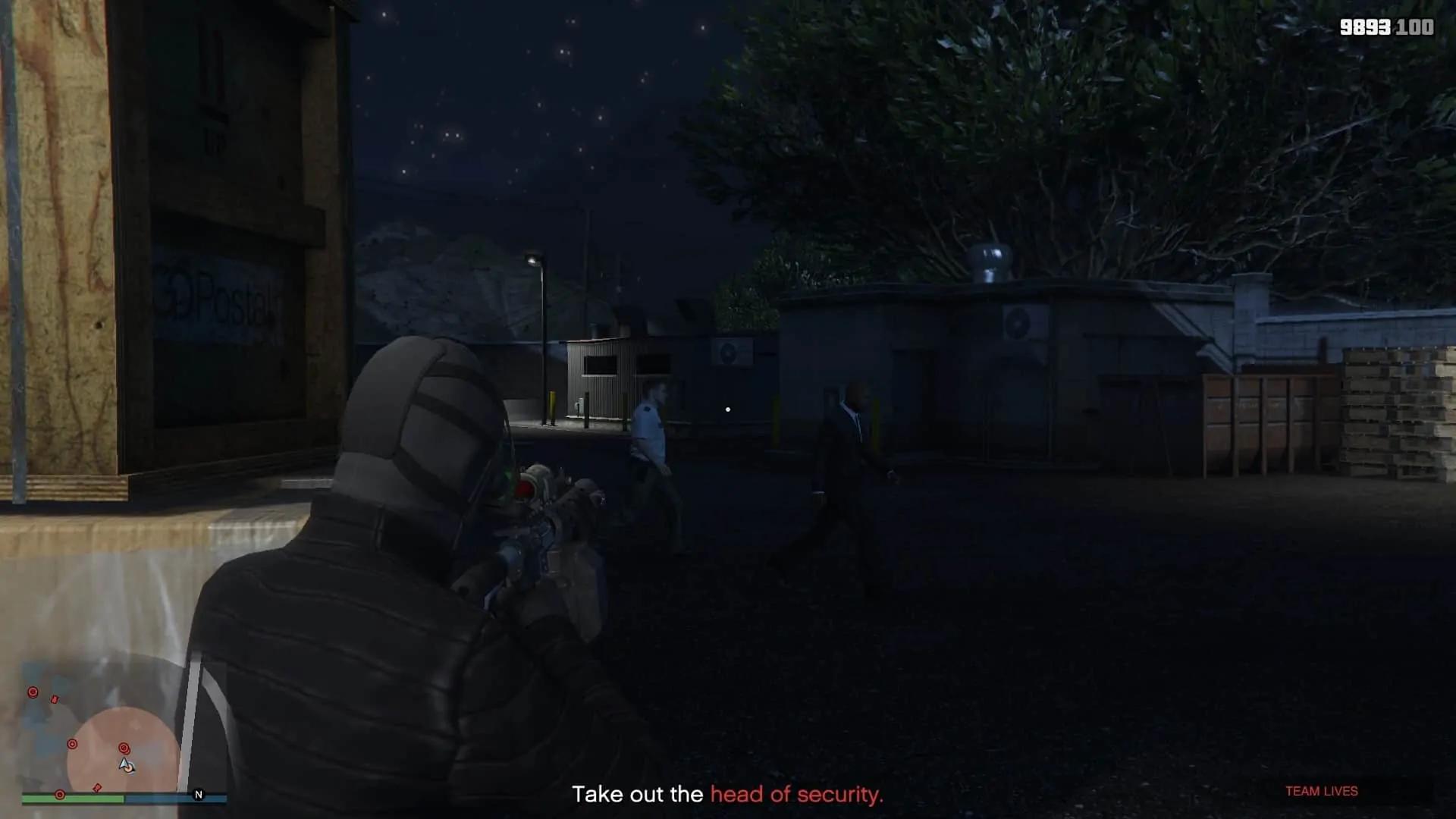 Head of security accompanied by a guard