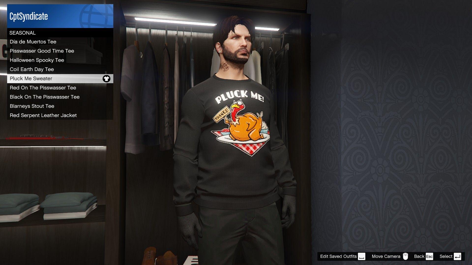 Pluck Me Sweater that you can get by just logging in this week.