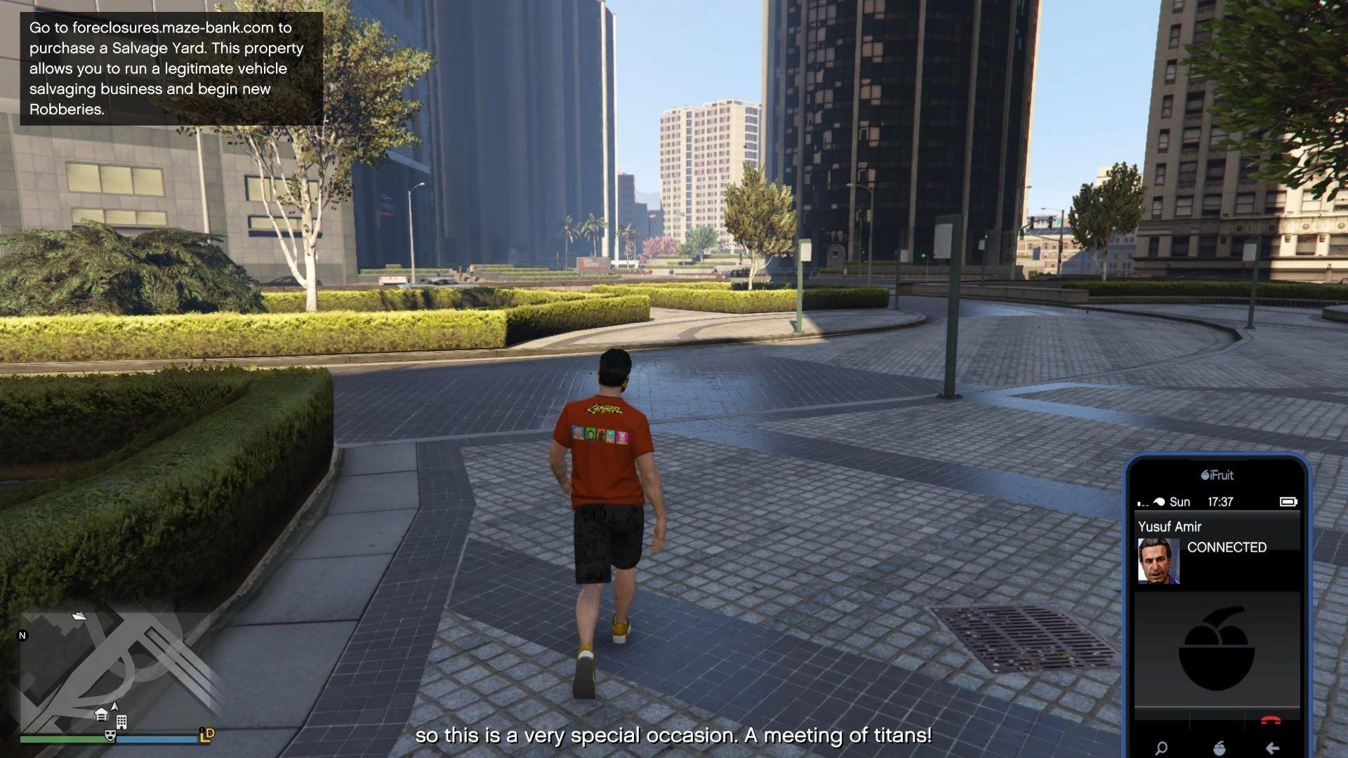 Call from Yusuf Amir.