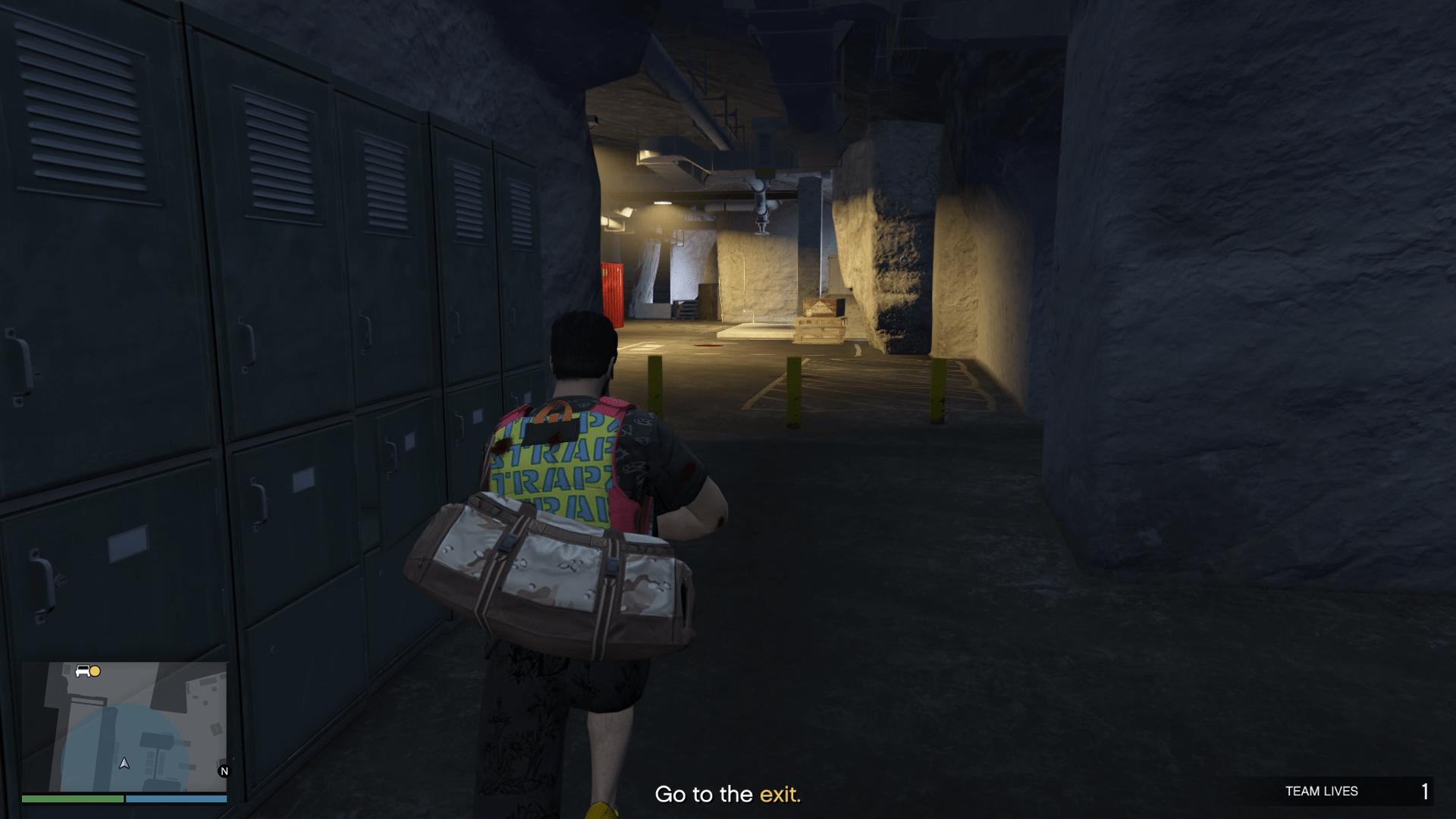 Circling back to the main entrance of the bunker