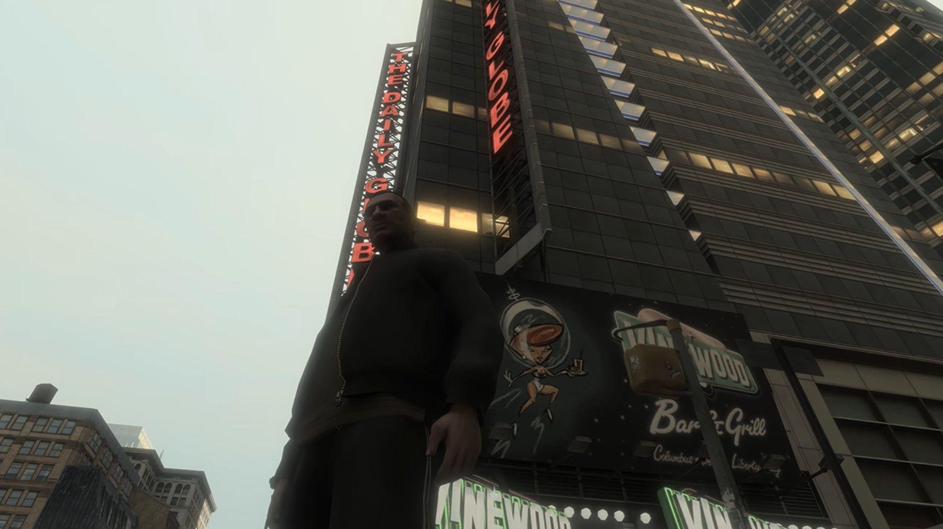 The grimy streets now have proper reflections in puddles, building facades show realistic wear and tear, and even mundane objects like trash cans and street signs pop with newfound detail.