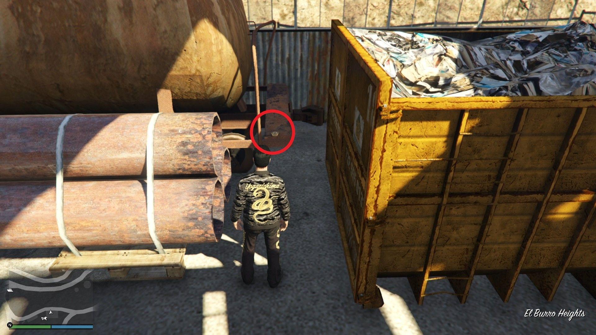 Yuanbao is next to the canopy at El Burro Heights.