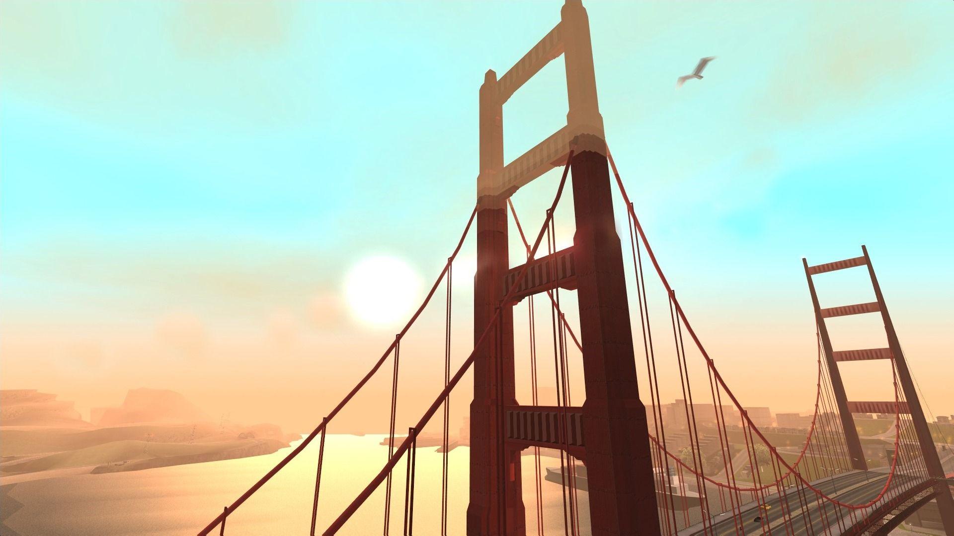 Gant Bridge as seen in GTA: San Andreas