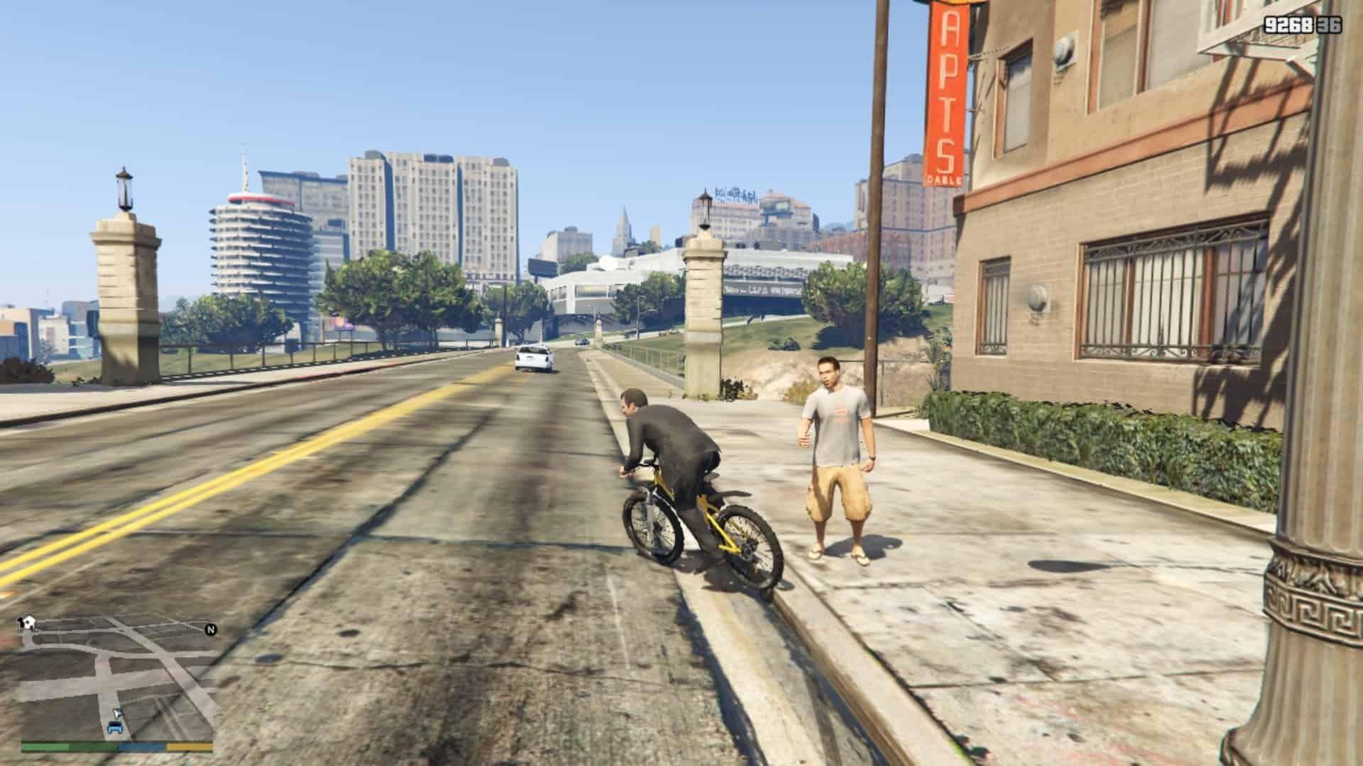 Bike Owner at East Vinewood. The owner might differ for different players in appearanc