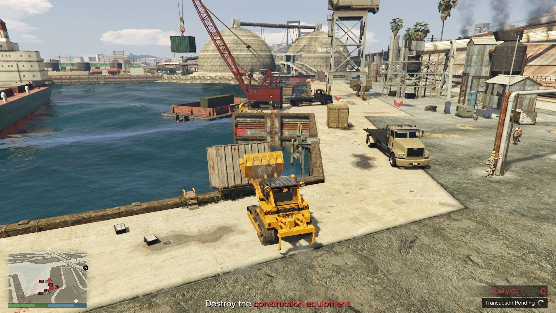 The construction equipment includes the vehicles and the containers.