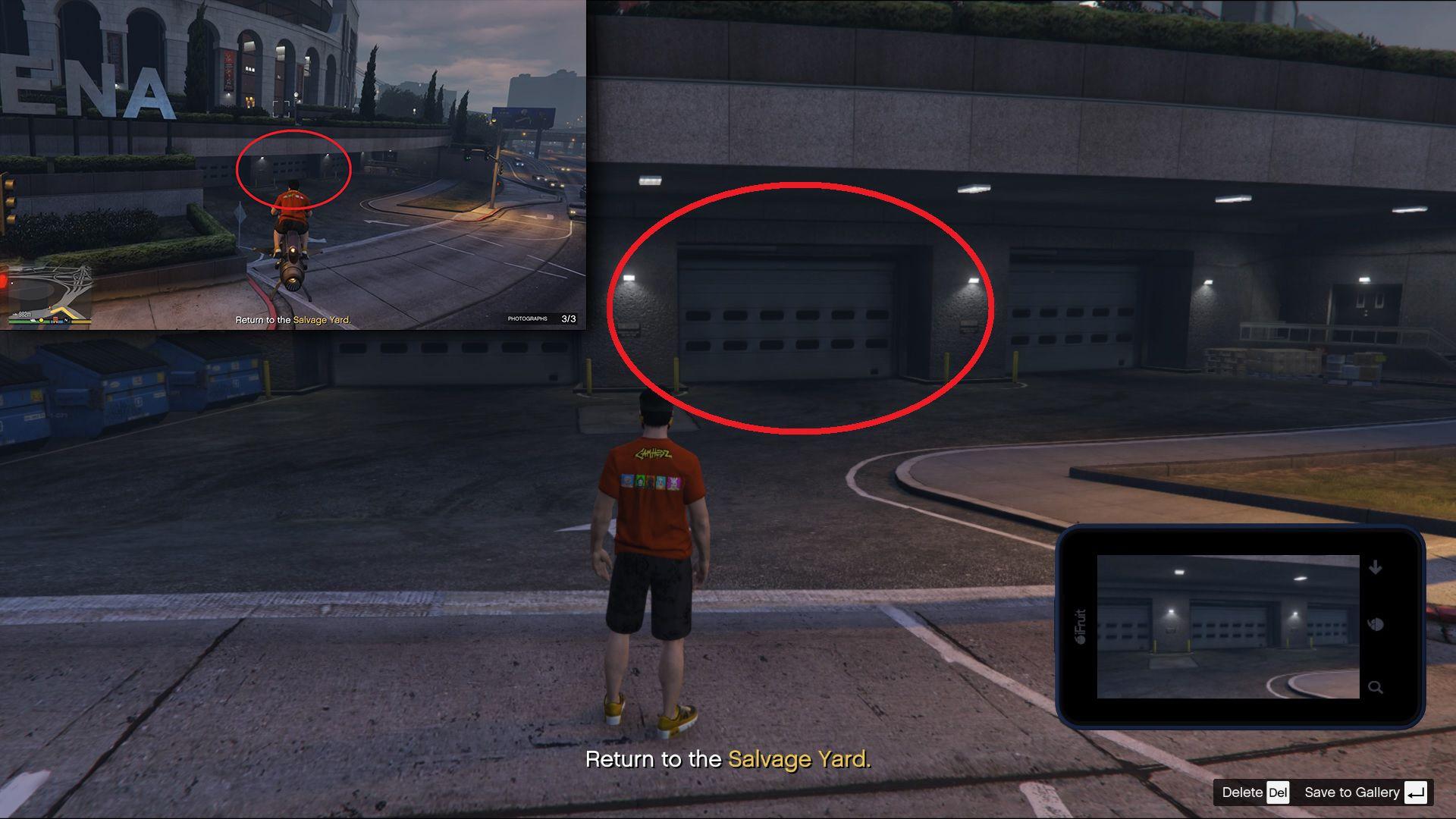 Rear exit point of interest.