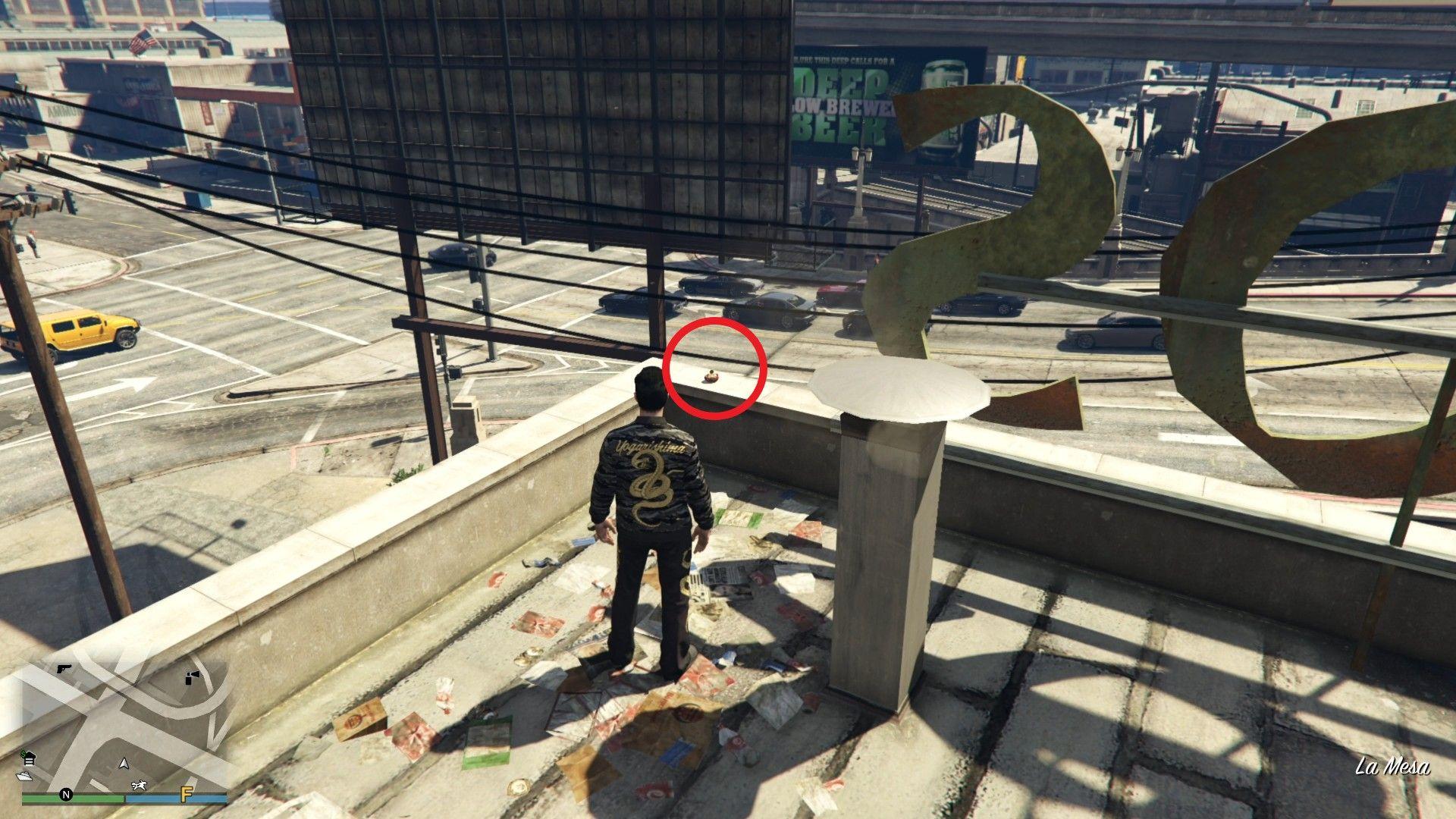 The Yuanbao is on the roof of the Garment Factory at La Mesa.