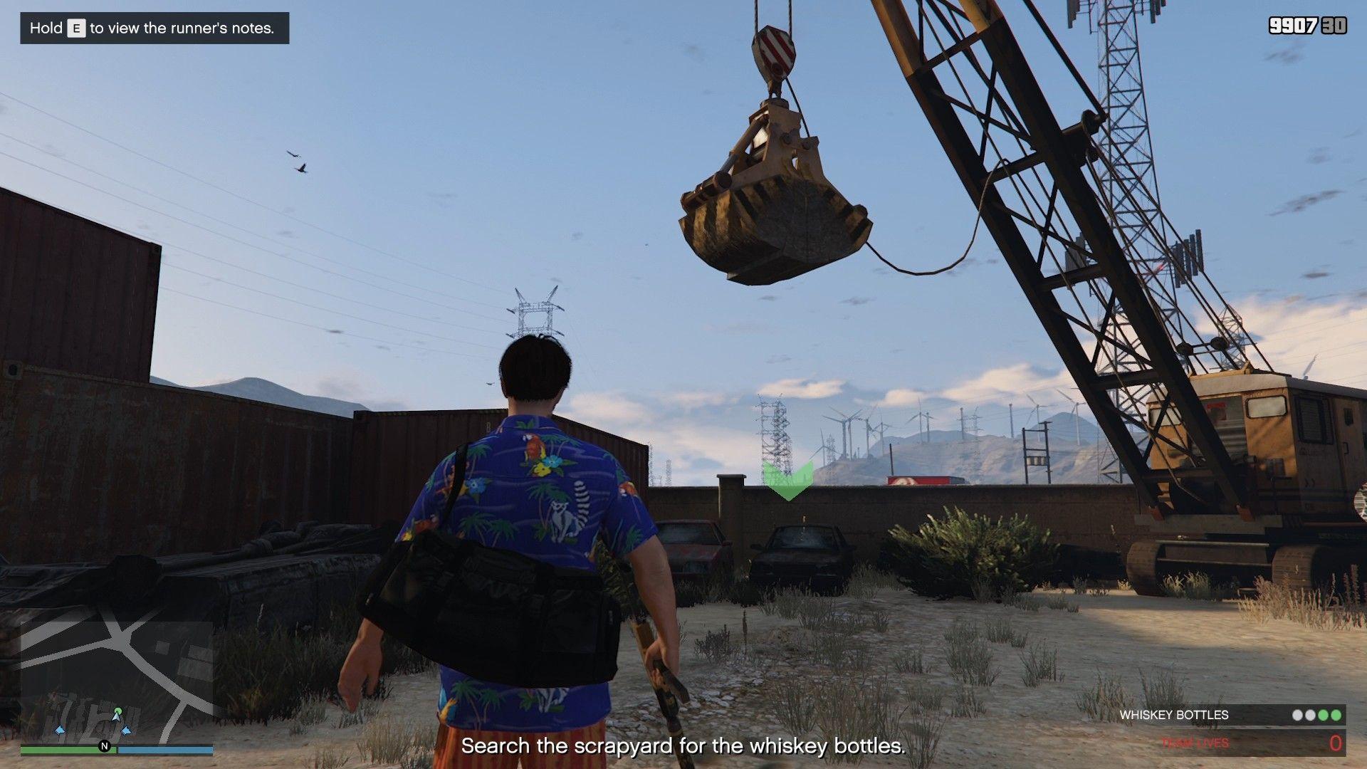 The Tall Hoist - Claw as seen at Thomson's Scrapyard.